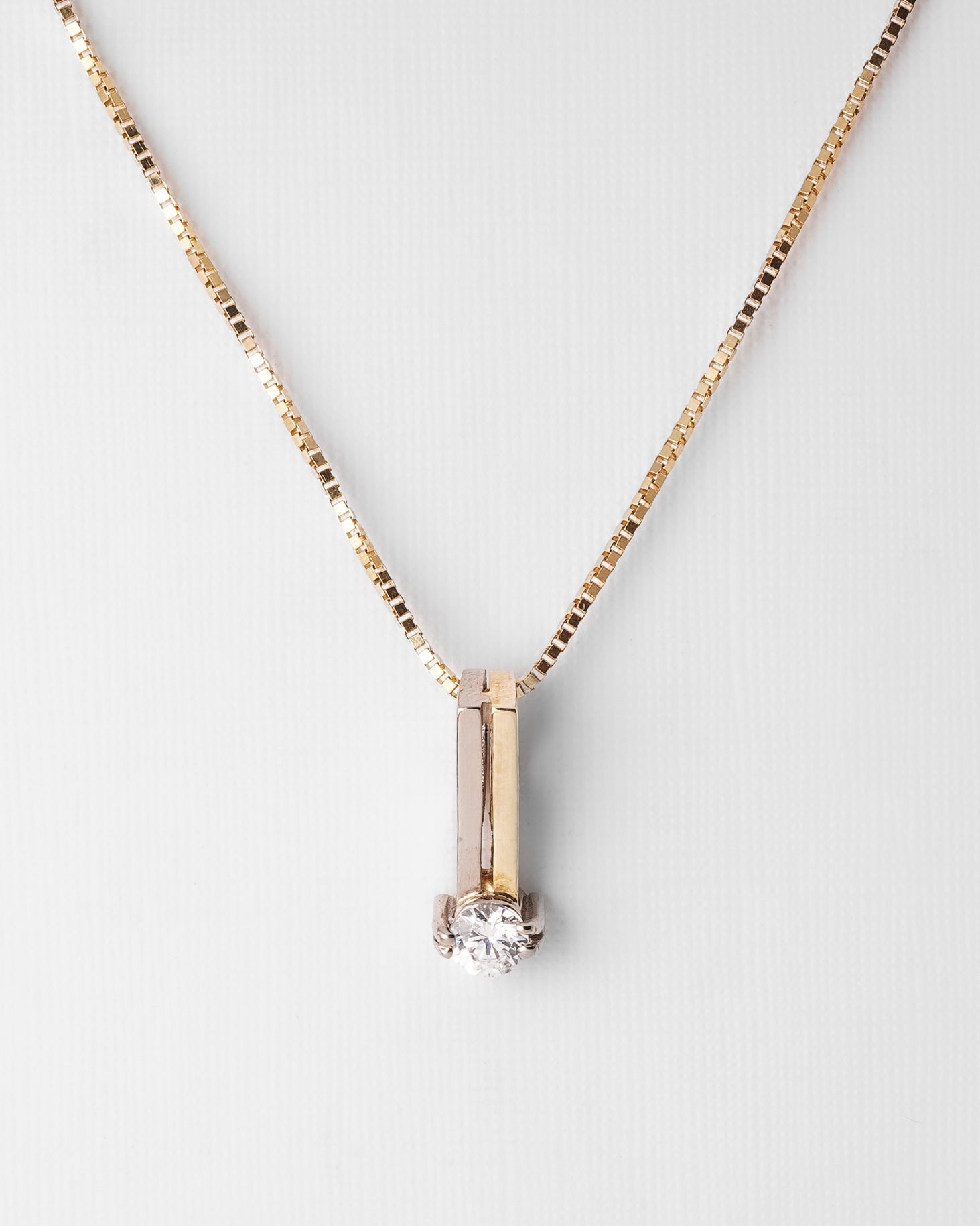 Maja | 14K Geel Gouden Diamanten Hanger