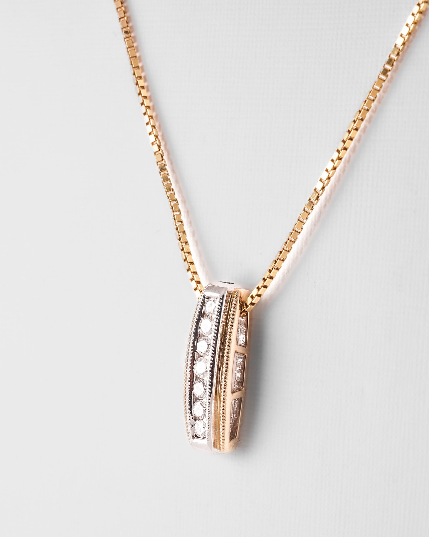 Aurélie | 14K Geel Gouden (0.25 kt) Diamanten Hanger