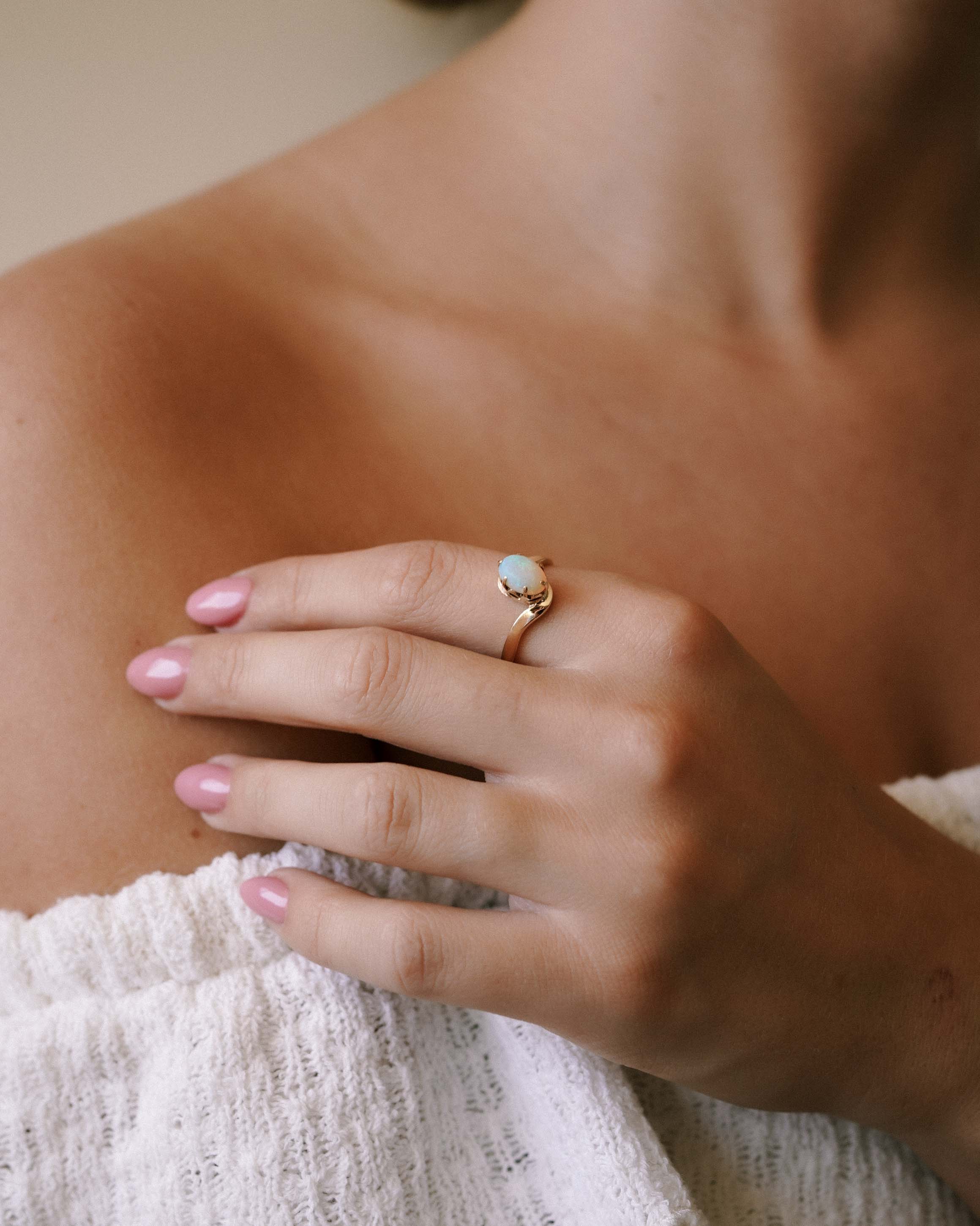 Enea | Vintage Opaal Ring