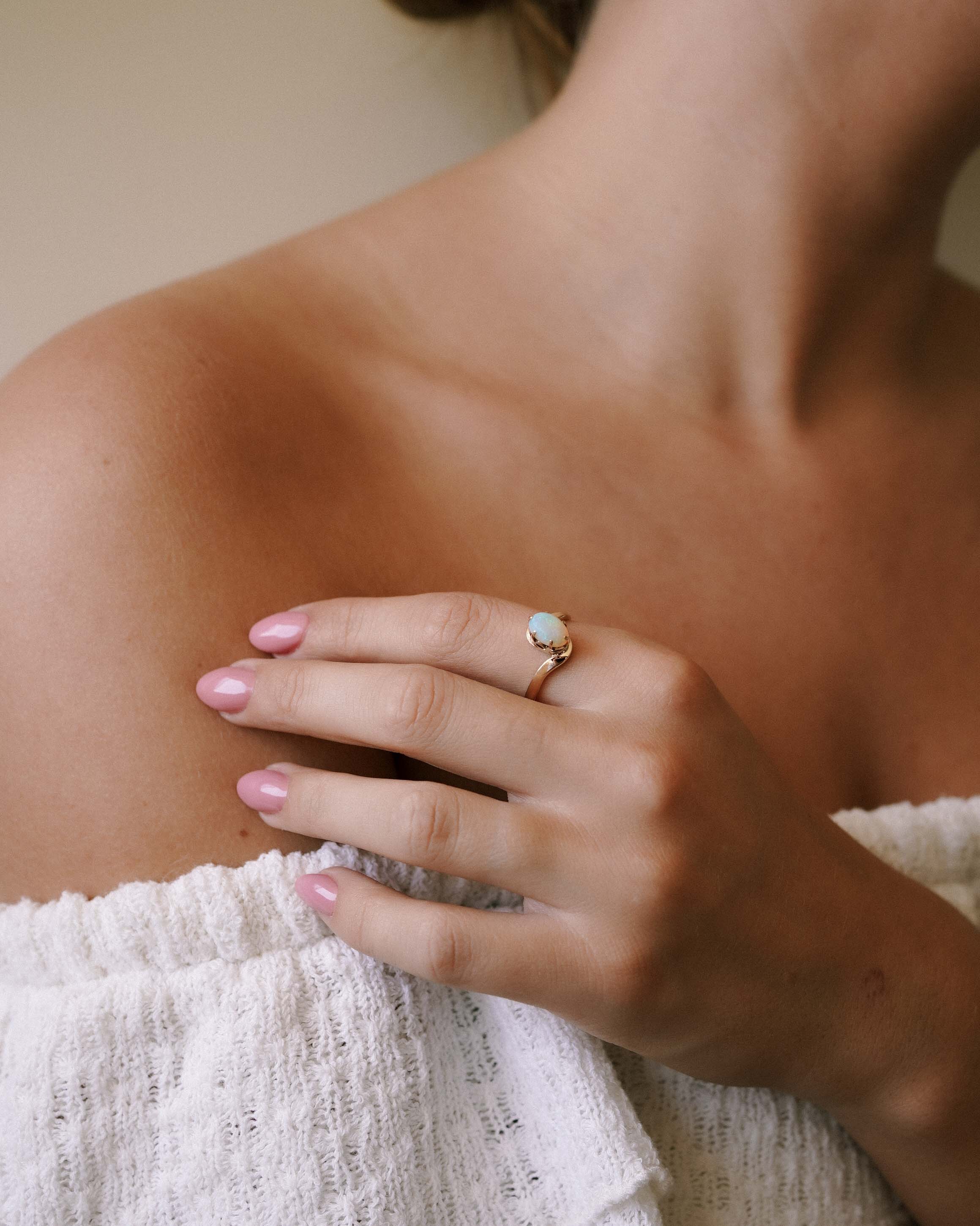 Enea | Vintage Opaal Ring