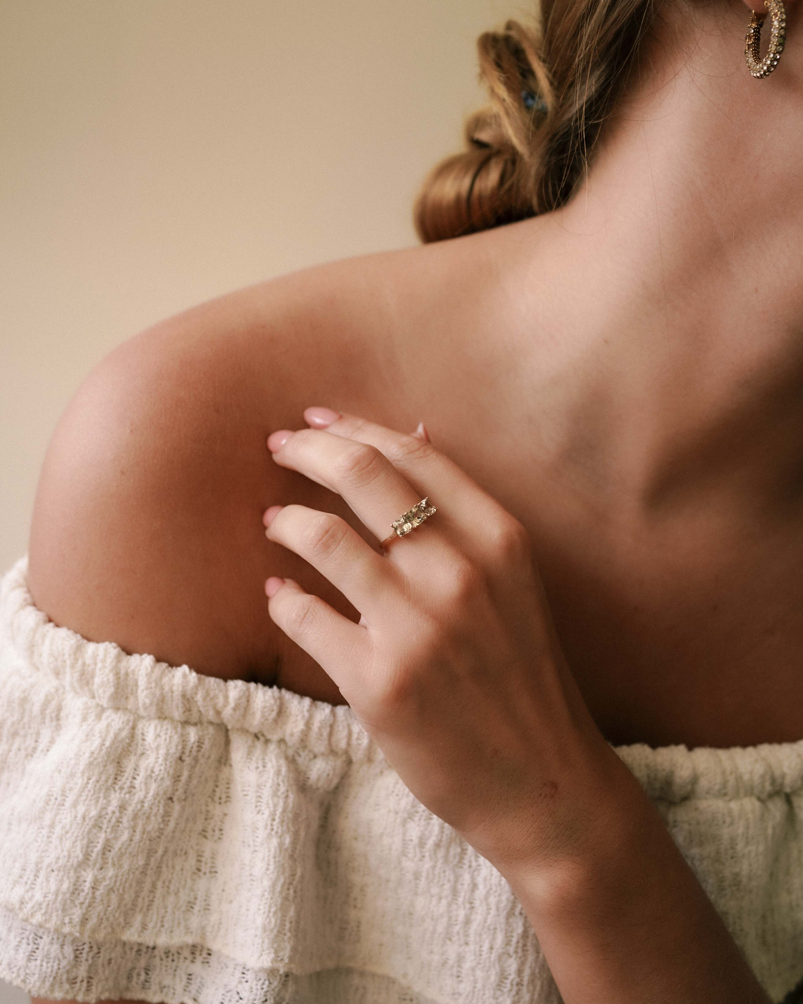 Elodie | Vintage Kwarts Driesteen