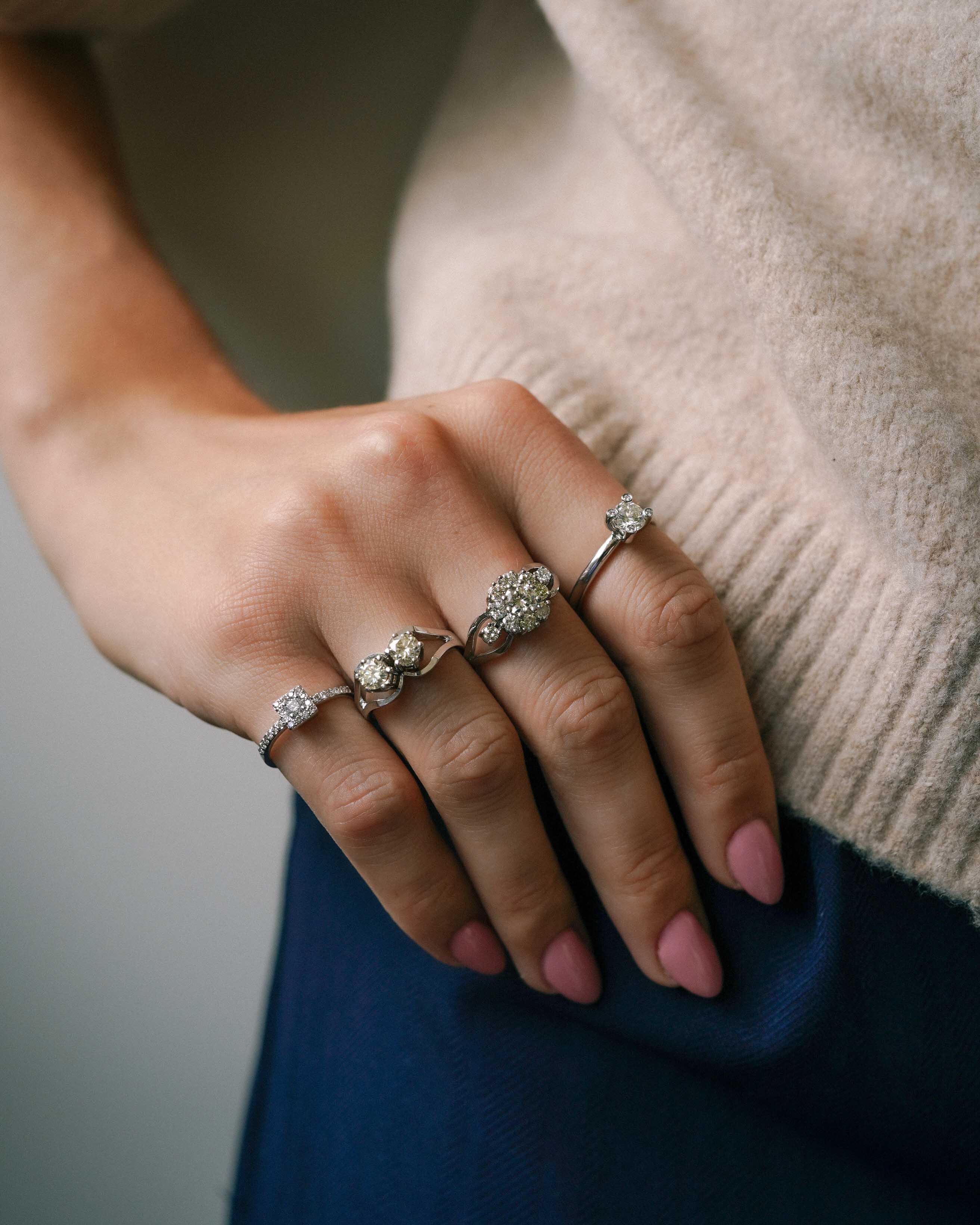 Maribel | 14K White Gold Brilliant (0.2ct) Dress Ring