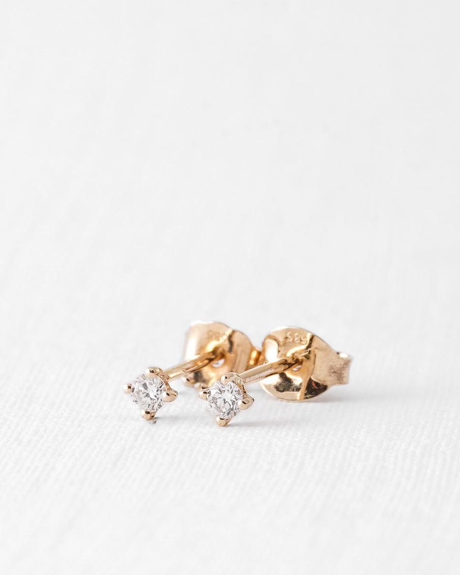 Ceryn | 14K Diamant Studs