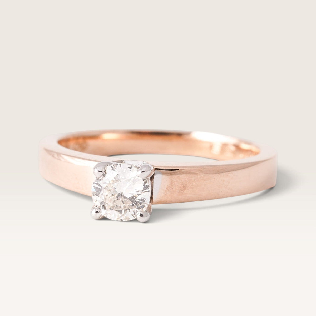 Fleur | 14K Diamant Solitaire Ring - Menina Amsterdam