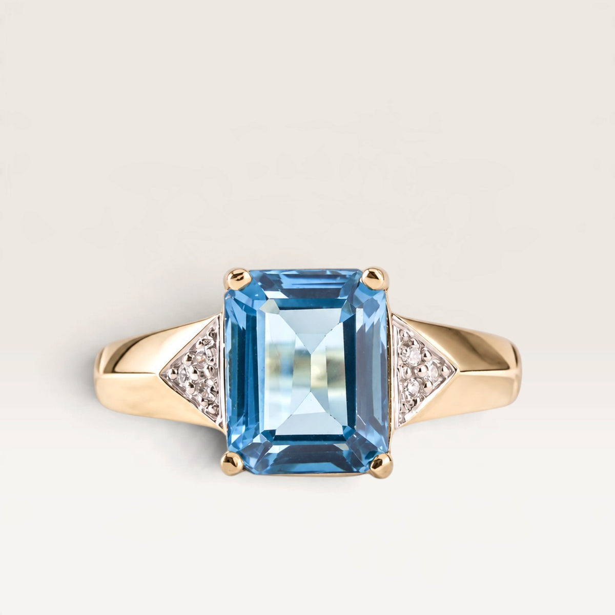 Lucille | Vintage Topaas en Diamant - Menina Amsterdam