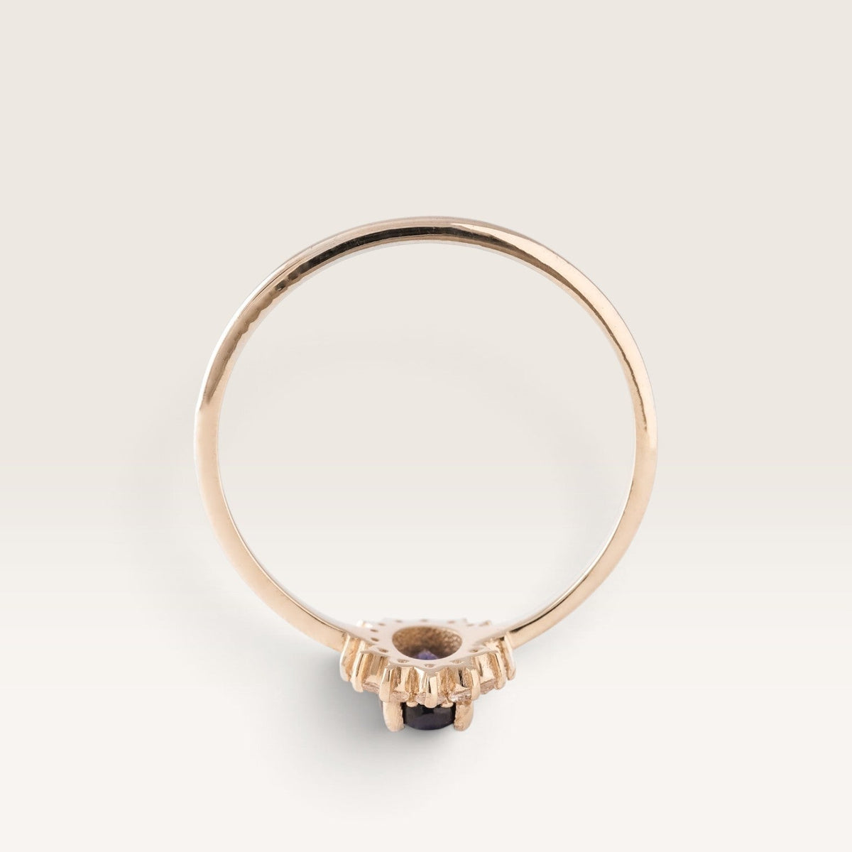 Livia | Saffier & Diamant Cluster Ring - Menina Amsterdam