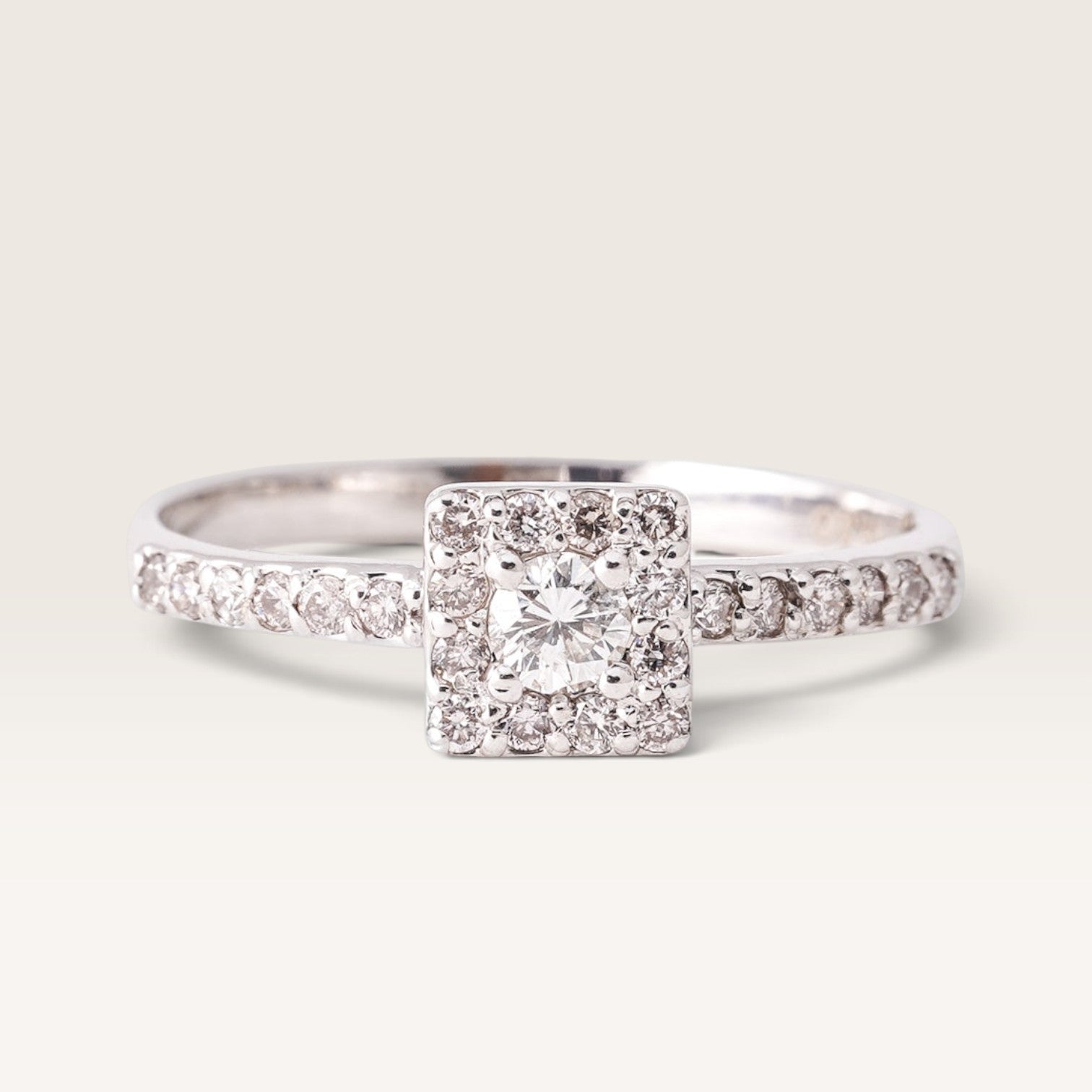 Maartje | 14K Diamant Solitair Ring - Menina Amsterdam