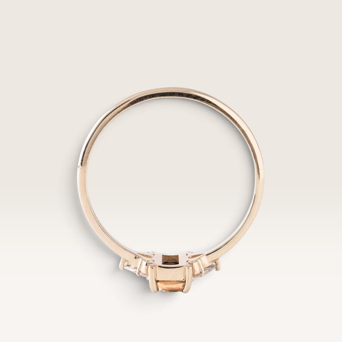 Noa | Citrien & Diamant Ring - Menina Amsterdam