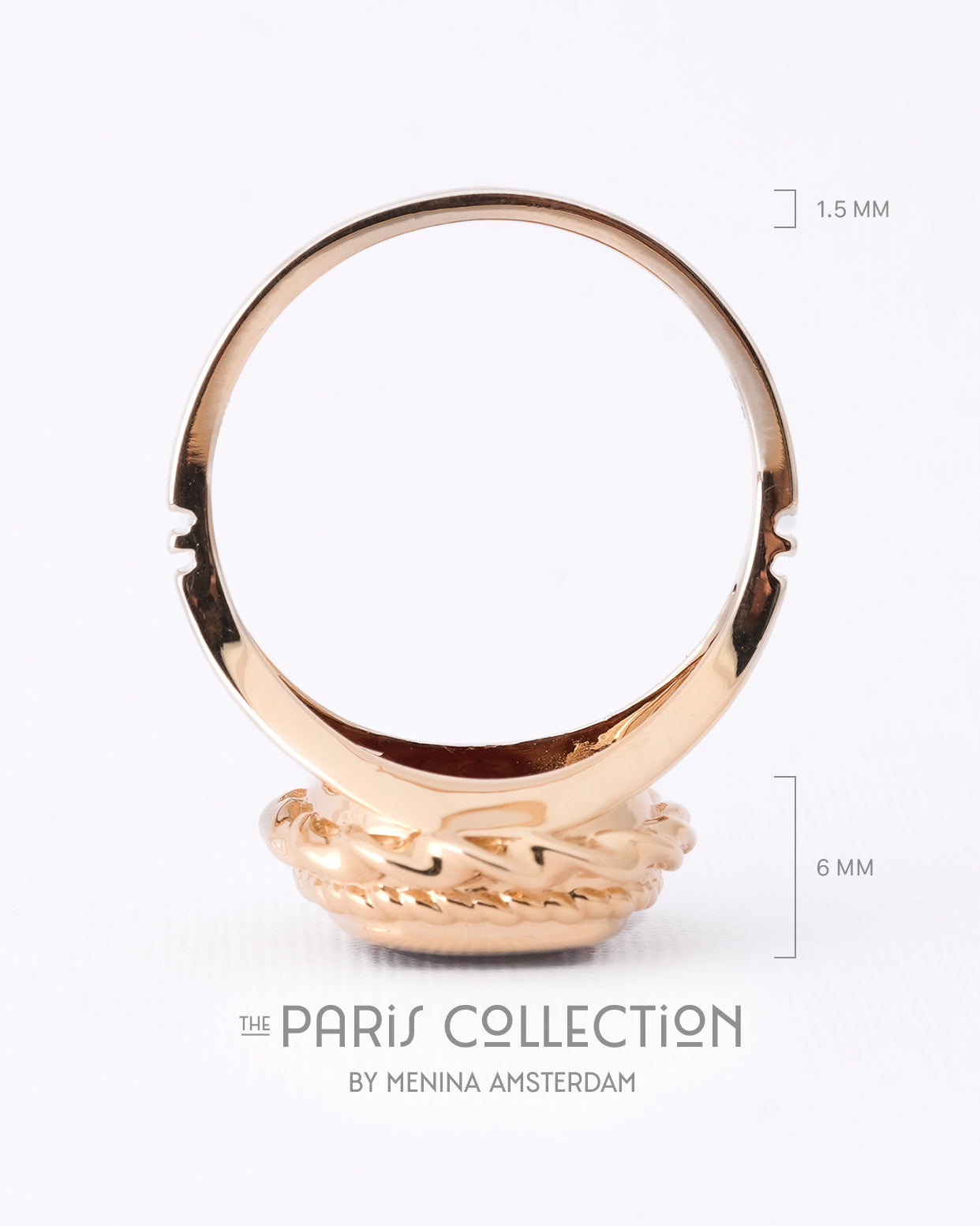 Coco | 9K & 14K Granaat Rope Dress