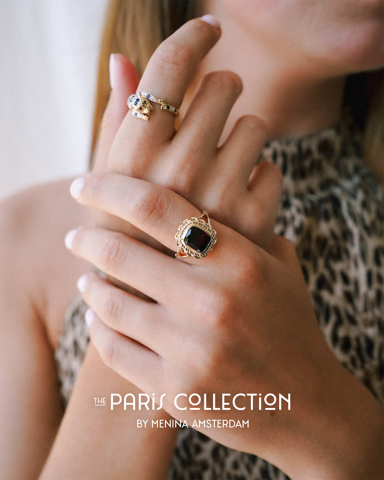Coco | 9K & 14K Granaat Rope Dress