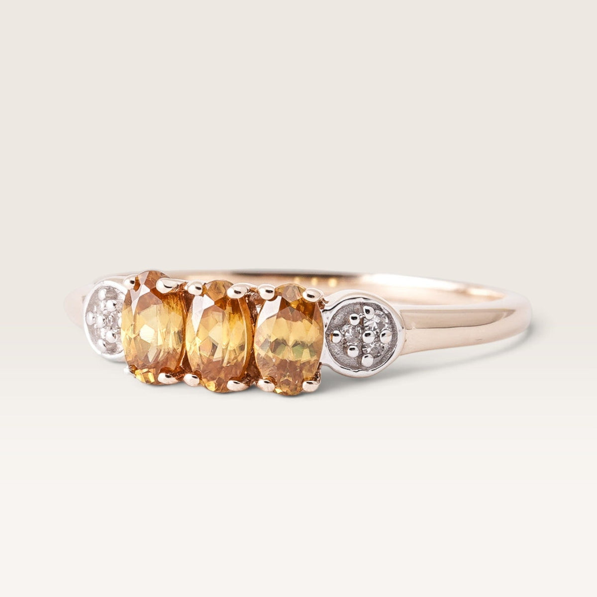 Sien | Vintage Titaniet en Diamant Dress Ring - Menina Amsterdam