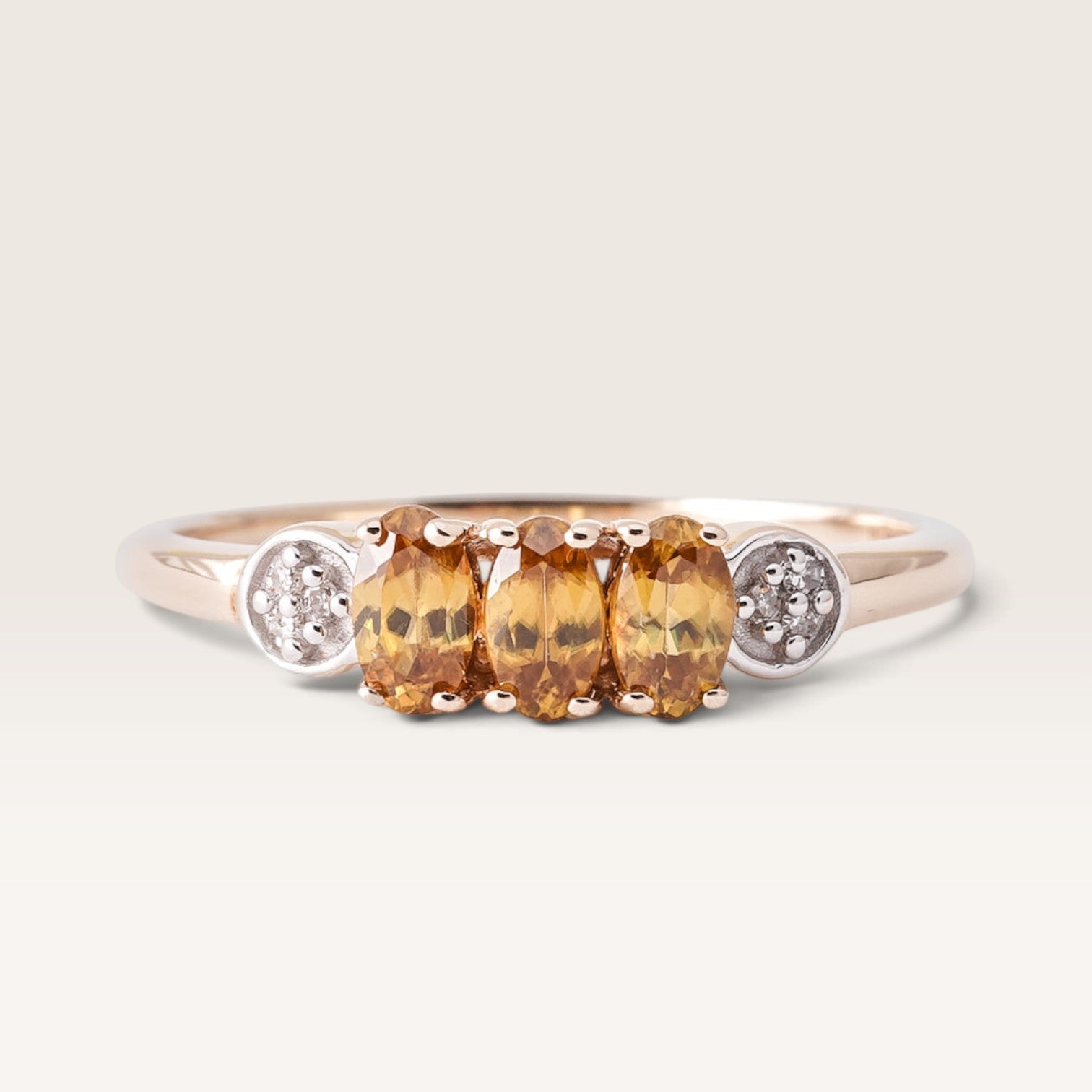 Sien | Vintage Titaniet en Diamant Dress Ring - Menina Amsterdam