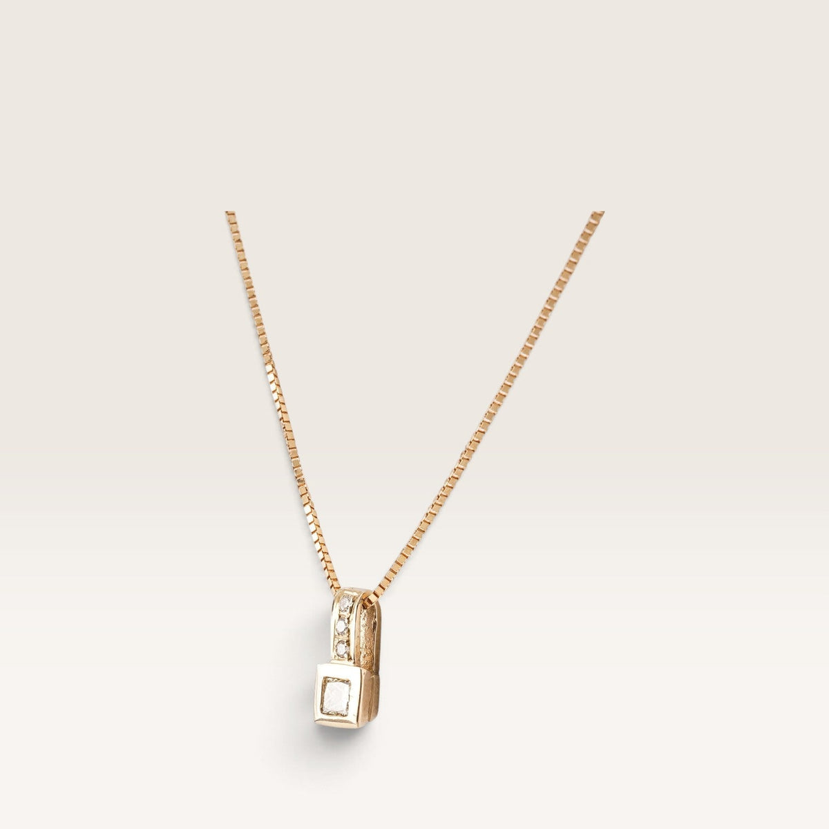 Ema | 14K Diamond Pendant - Menina Amsterdam
