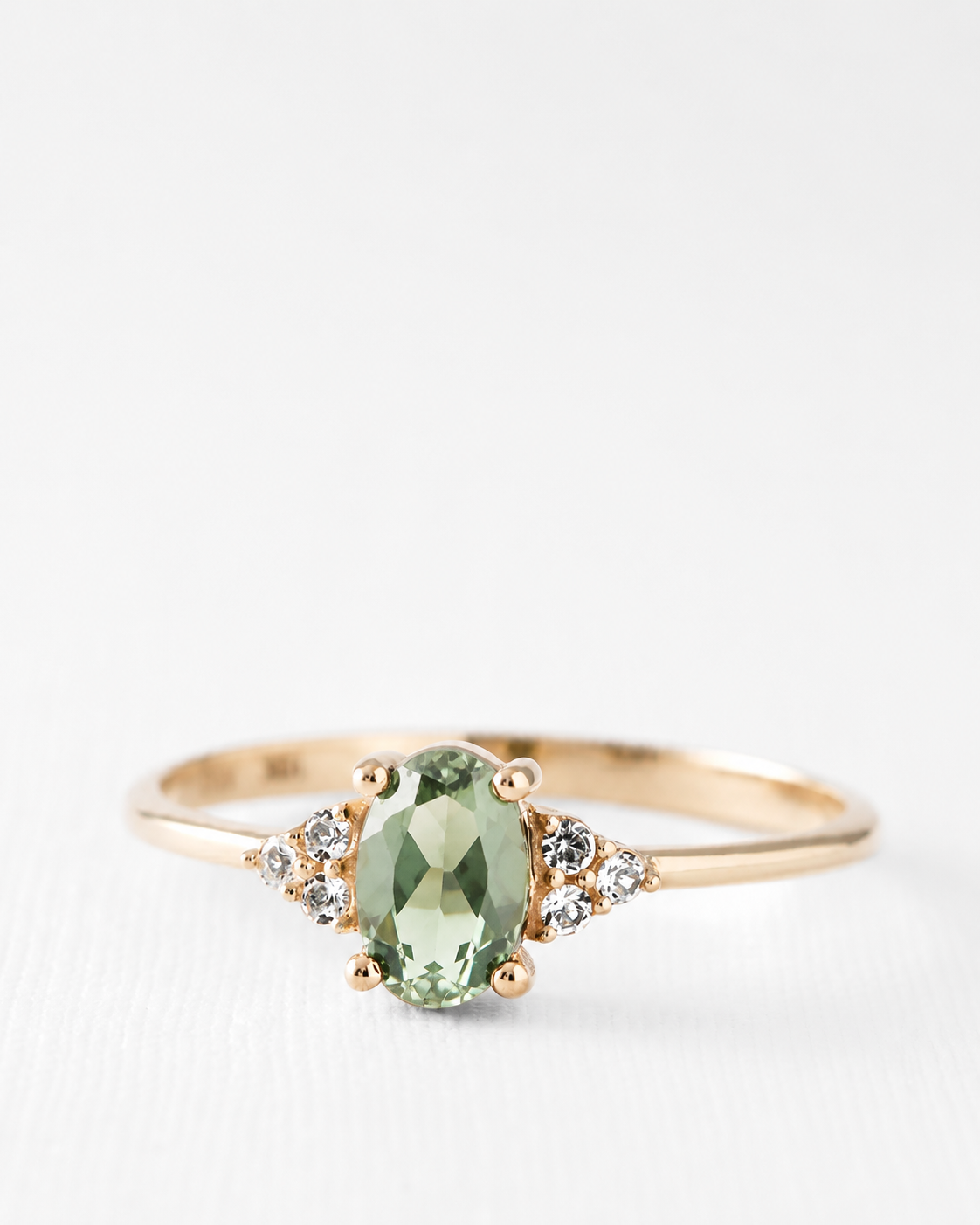 Valerie | Groene Toermalijn & Diamant Ring