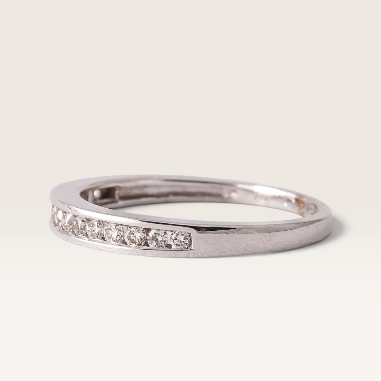 Lirie | 14K Diamond Half Eternity Ring - Menina Amsterdam