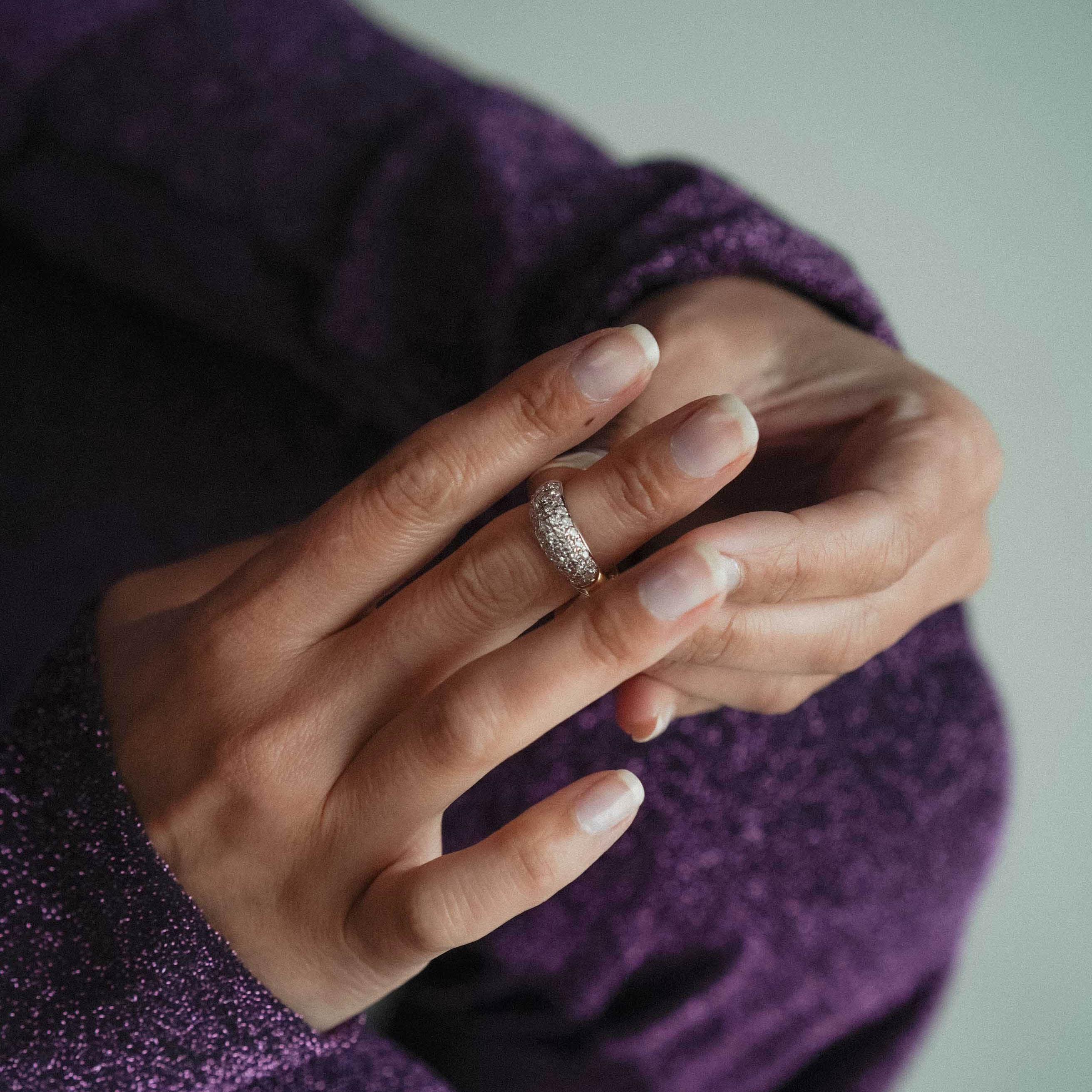 Mirelle | 14K Diamant Pave Ring - Menina Amsterdam