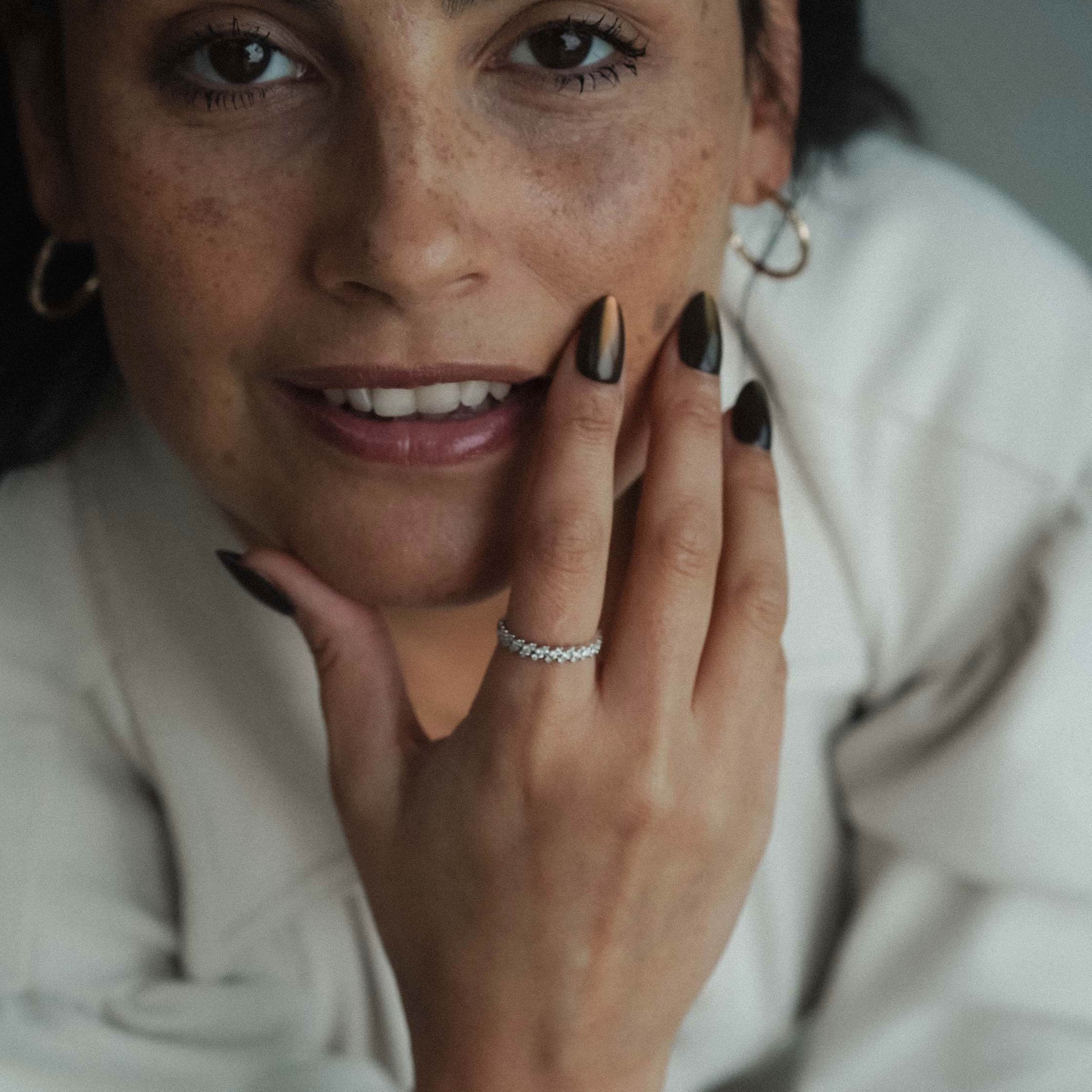 Nalei | 14K Diamant Half Eternity Ring - Menina Amsterdam