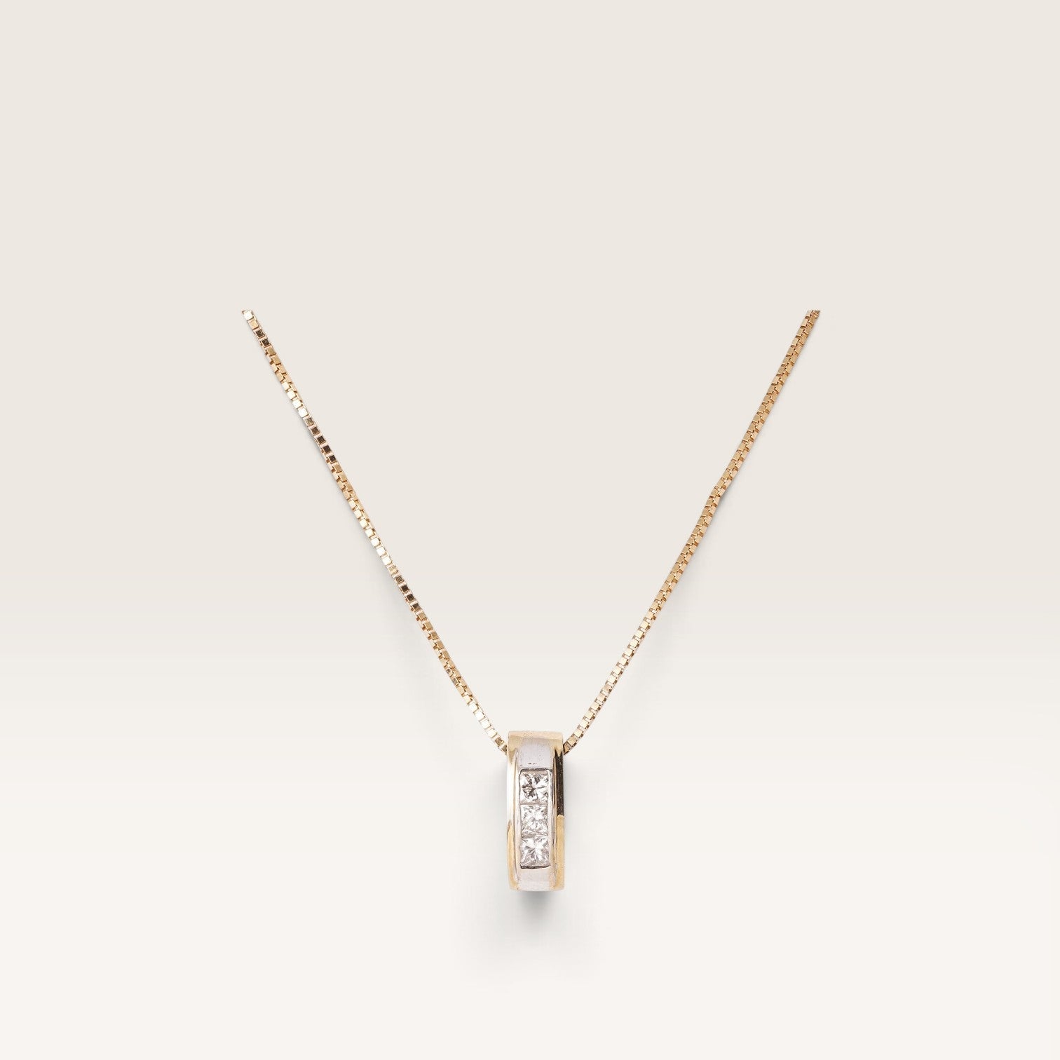 Tami | 14K Diamant Hanger - Menina Amsterdam