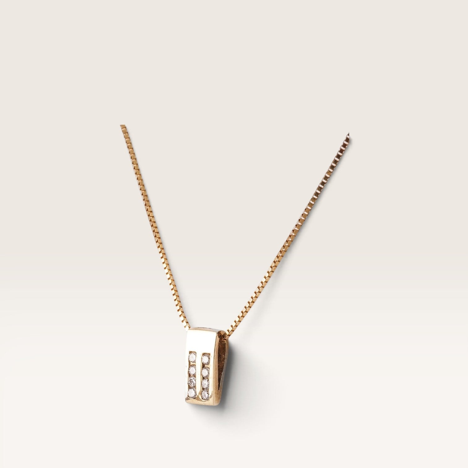 Tessa | 14K Diamond Pendant - Menina Amsterdam