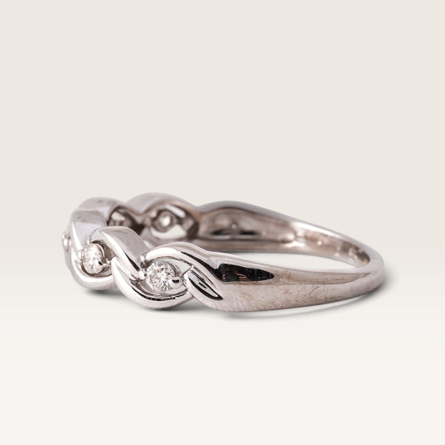 Veya | 14K Diamant Half Eternity Ring - Menina Amsterdam
