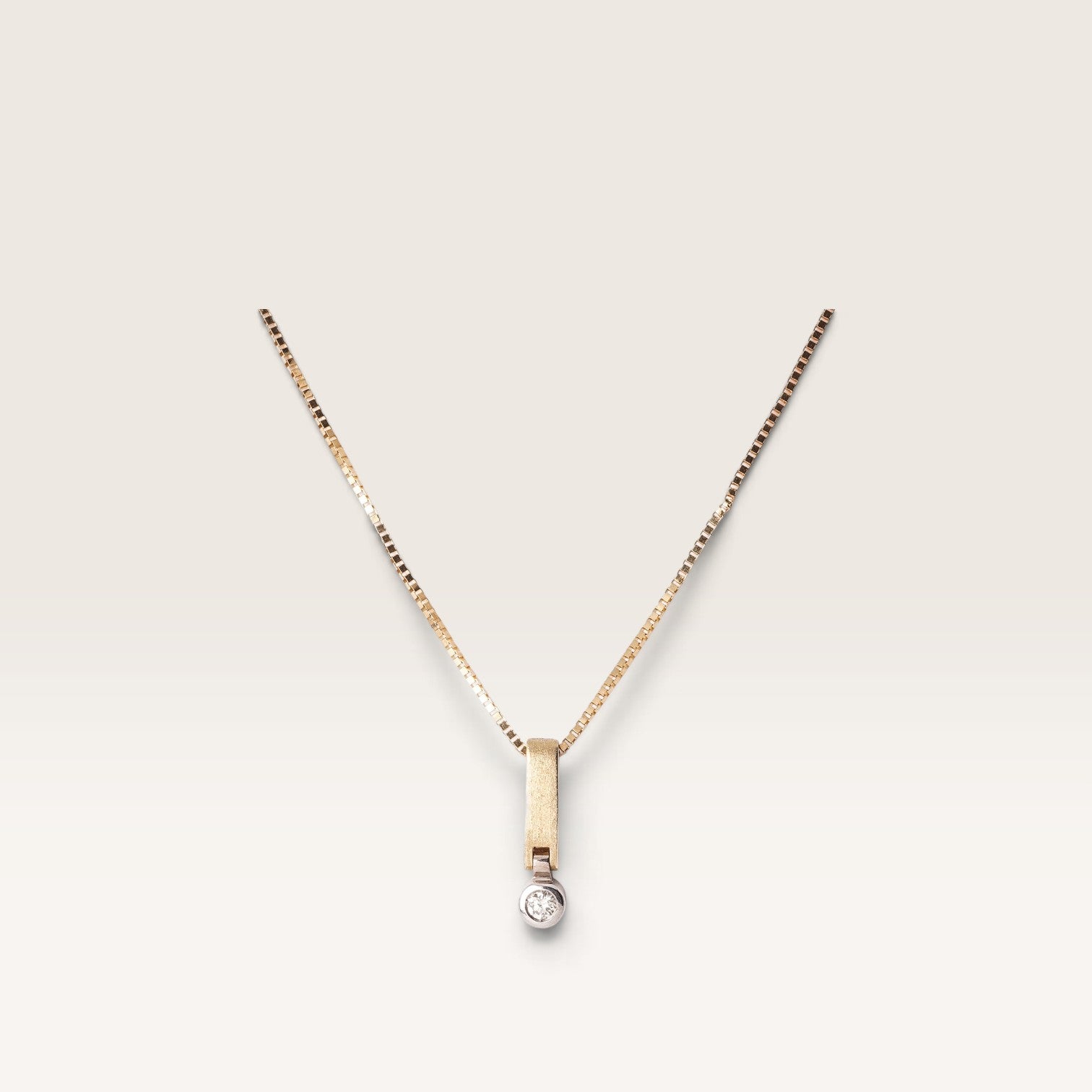 Yara | 14K Diamant Hanger - Menina Amsterdam