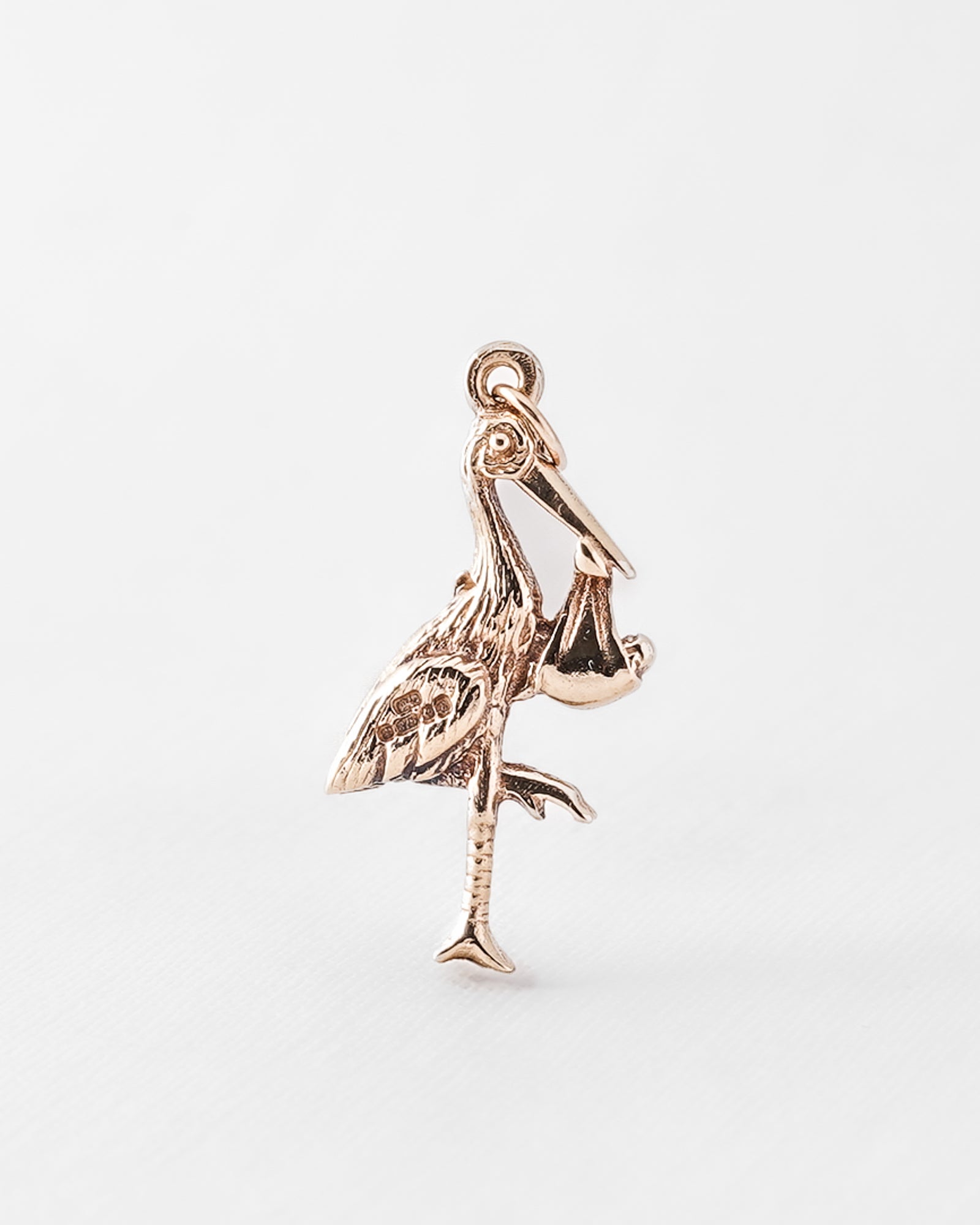 Olivia | Vintage Stork Pendant