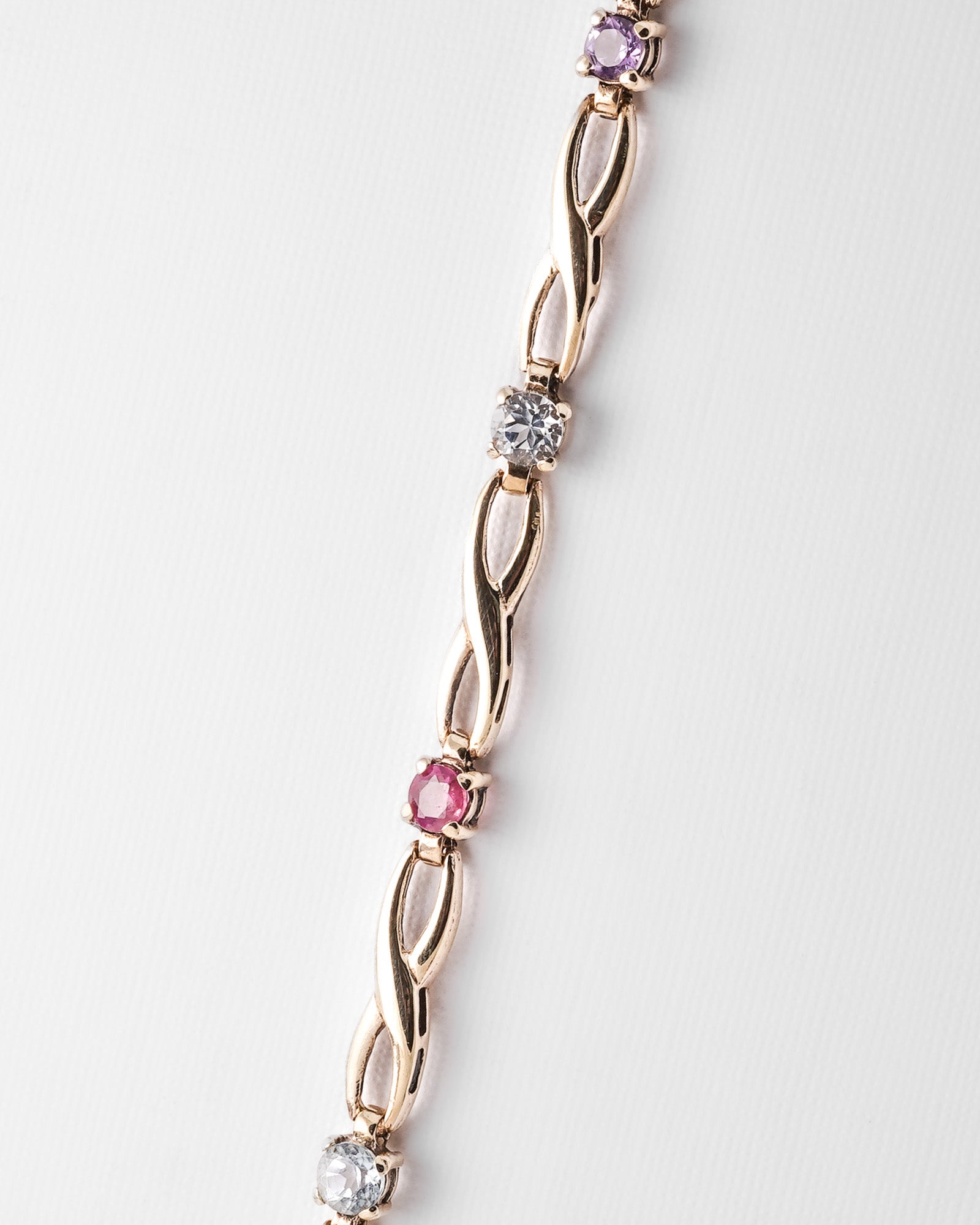 Aenora | Vintage Various Gemstones Bracelet