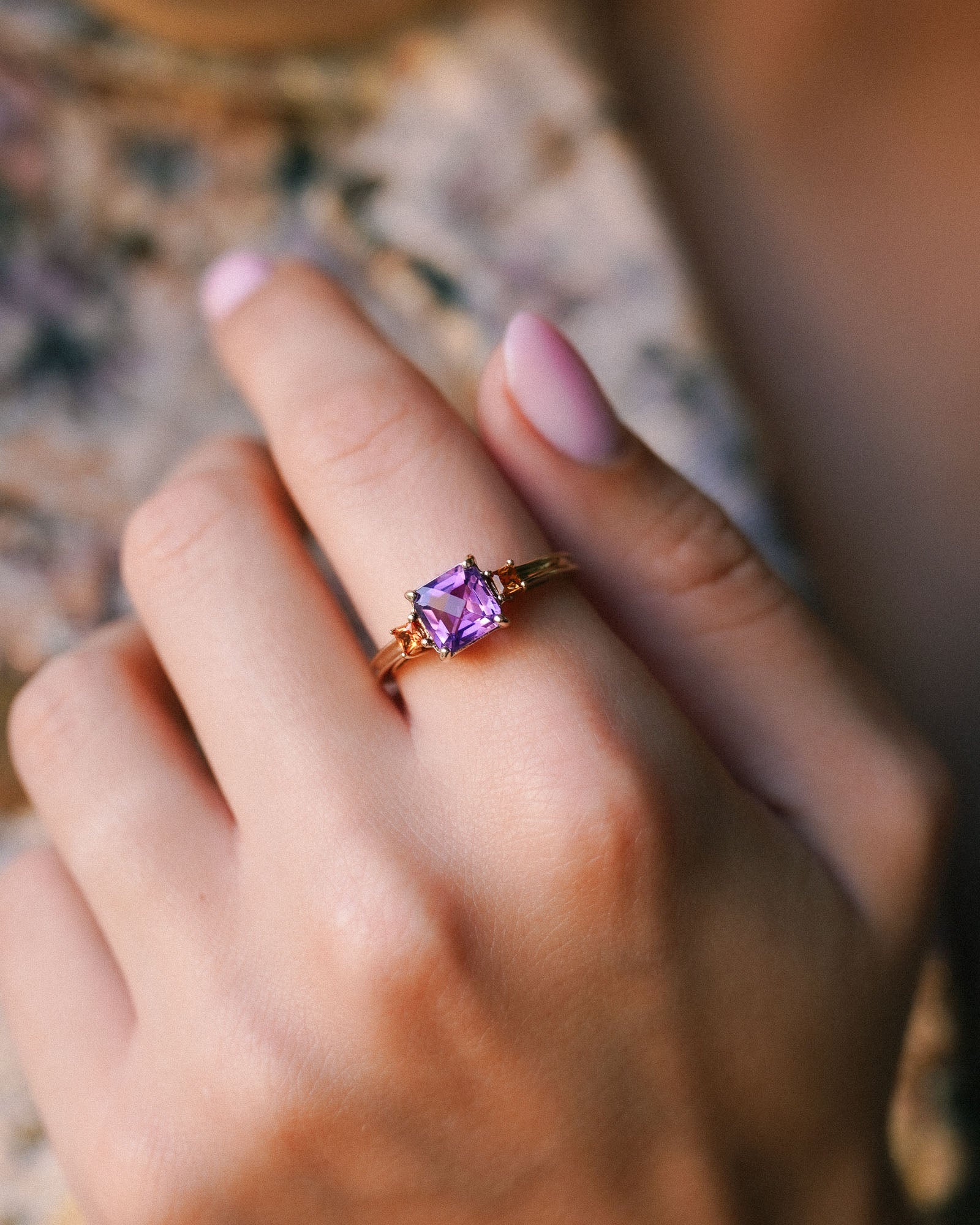 Quinn | Vintage Ametist & Citrine