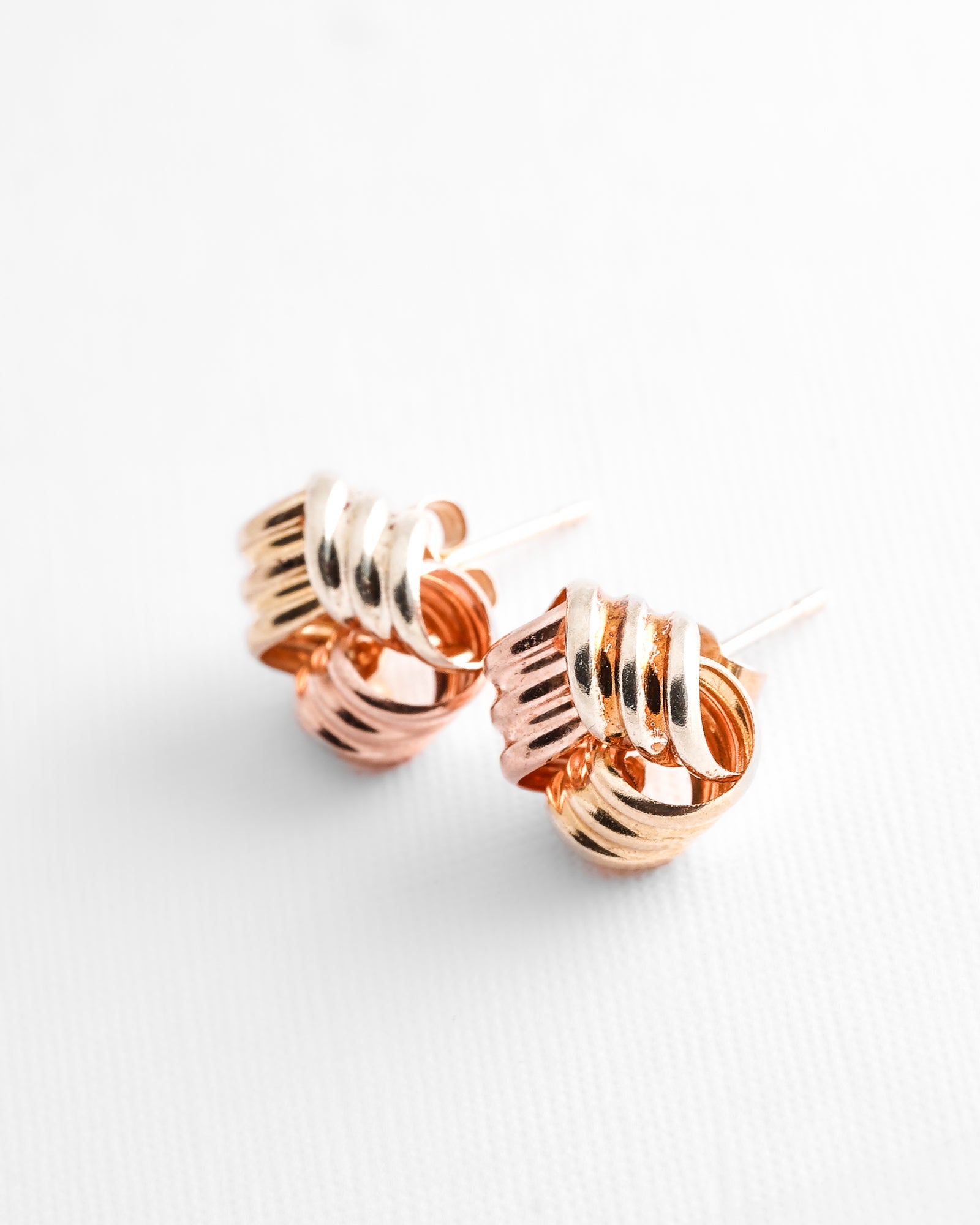Kim | Vintage Multicolor Button Earrings - Menina Amsterdam