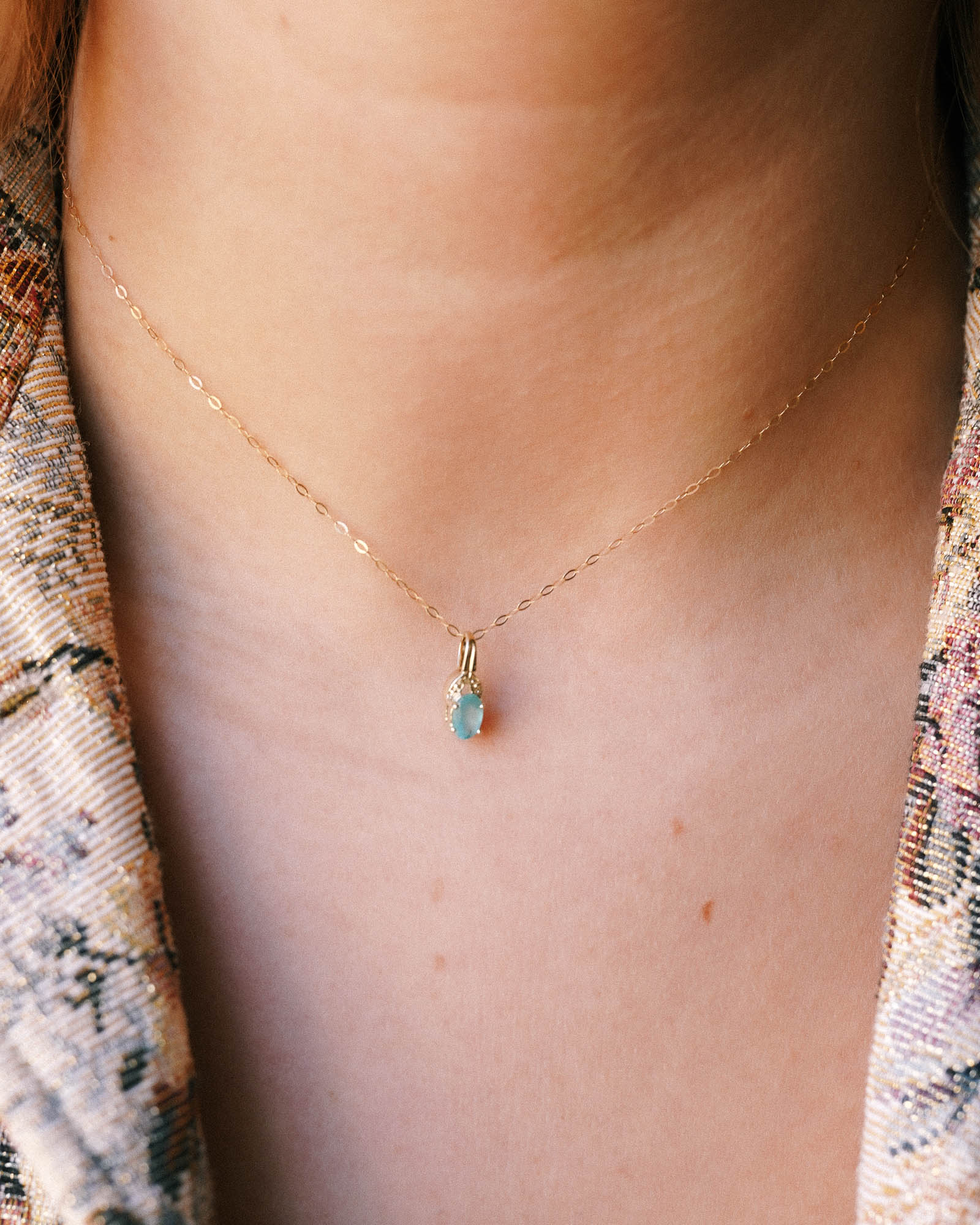 Anastelle | Vintage Blue Quartz Pendant