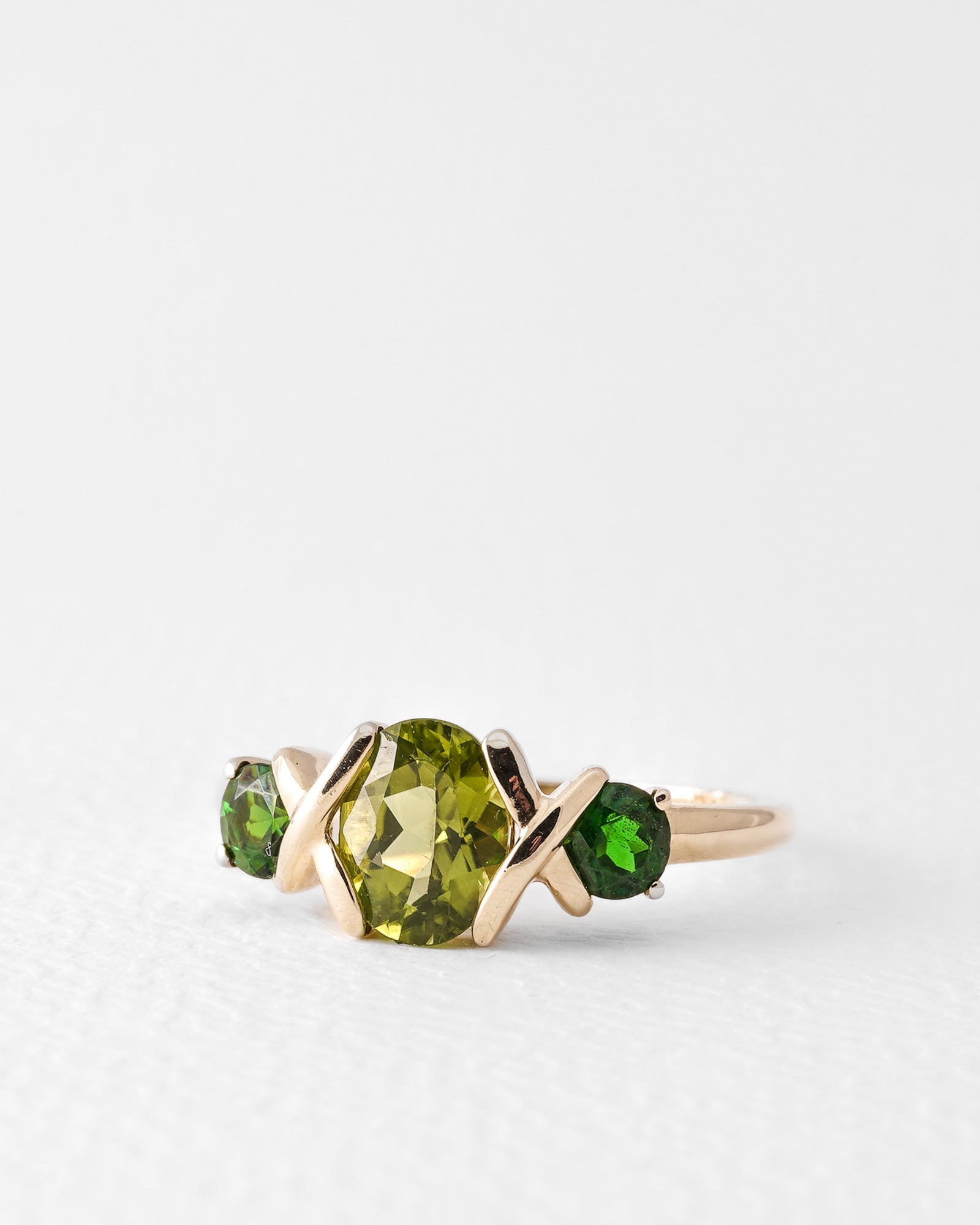 Selene | Vintage Peridote & Diopsite