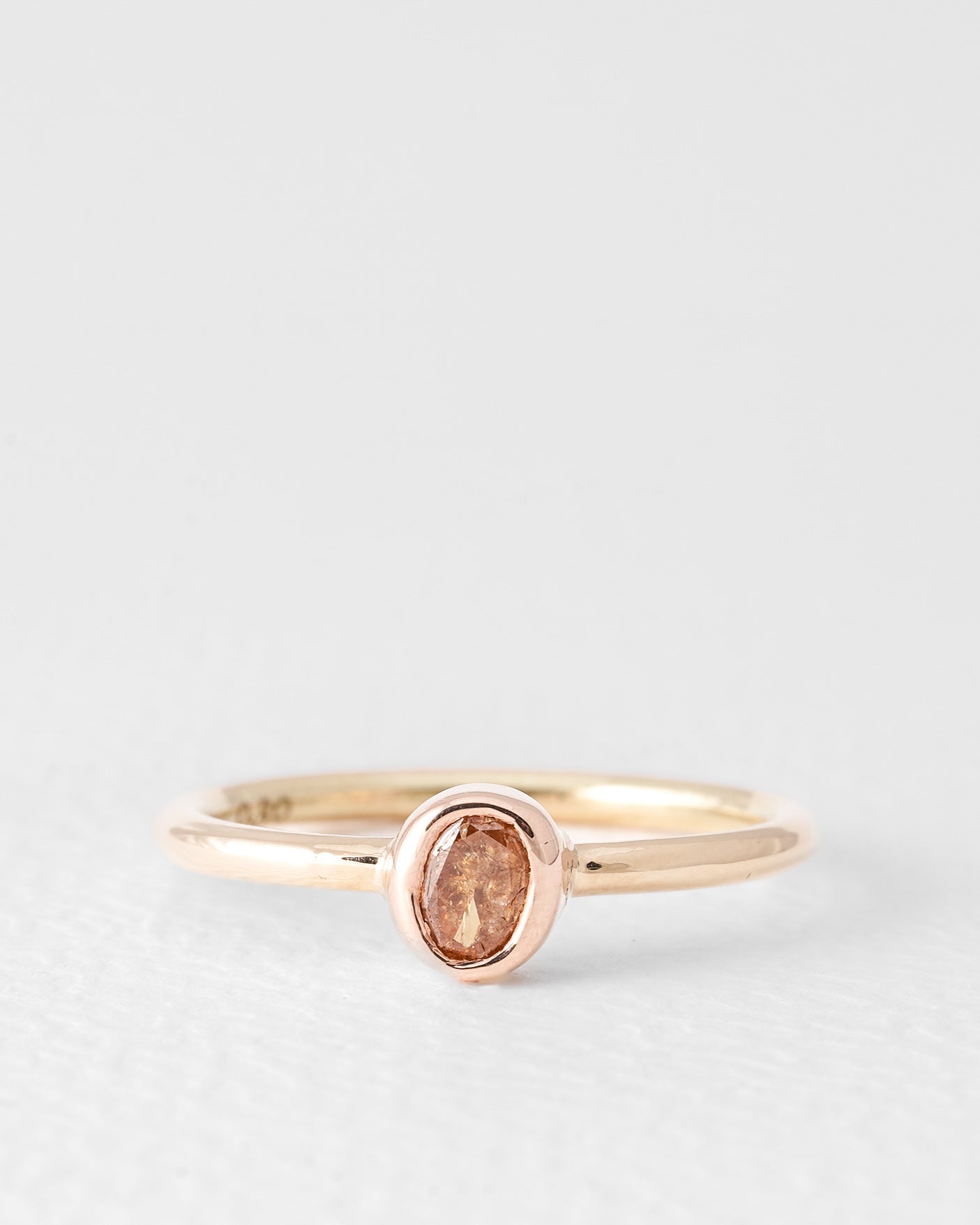 Cathaline | 14K Yellow Gold Cognac Brilliant (0.3ct) Ring