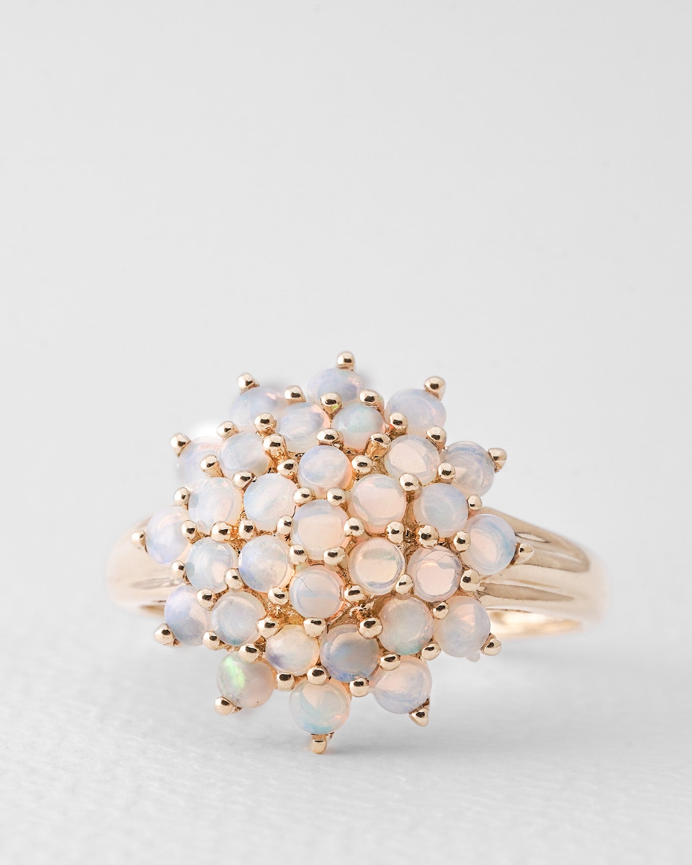 Colette | Vintage Opaal Cluster Ring