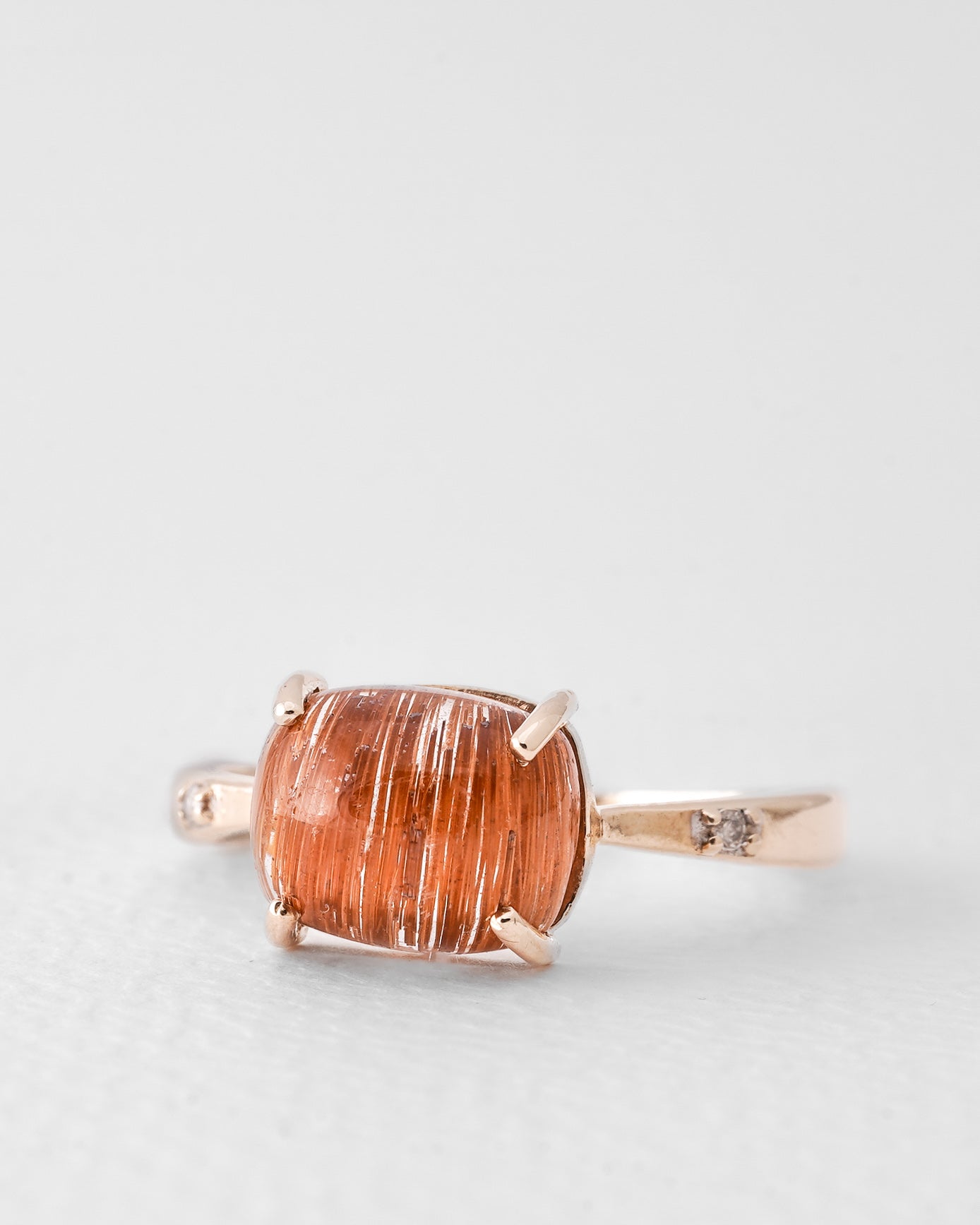 Selene | Vintage Rutiel Kwarts & Diamant Details