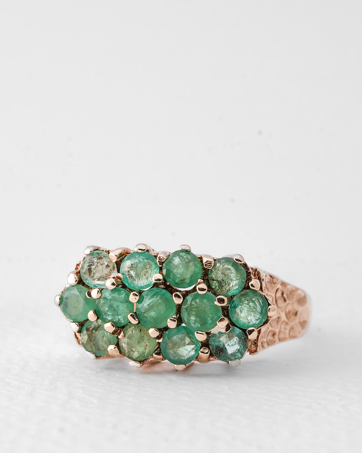 Valentina | Vintage Smaragd Cluster Dress Ring