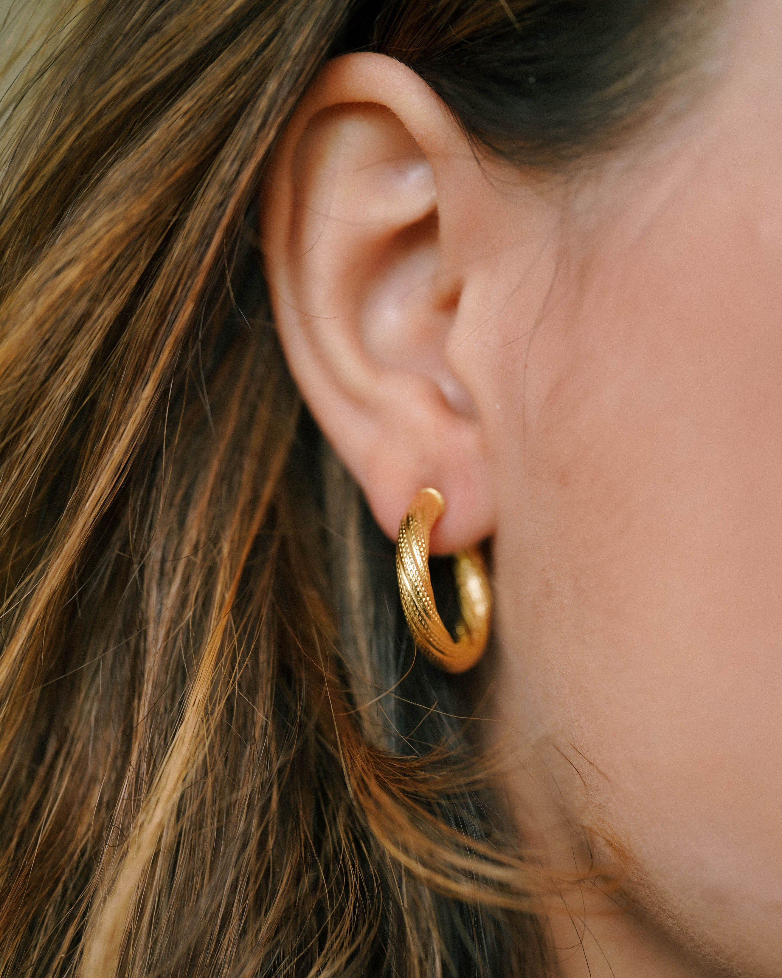 Mona | Vintage Creoles Earrings