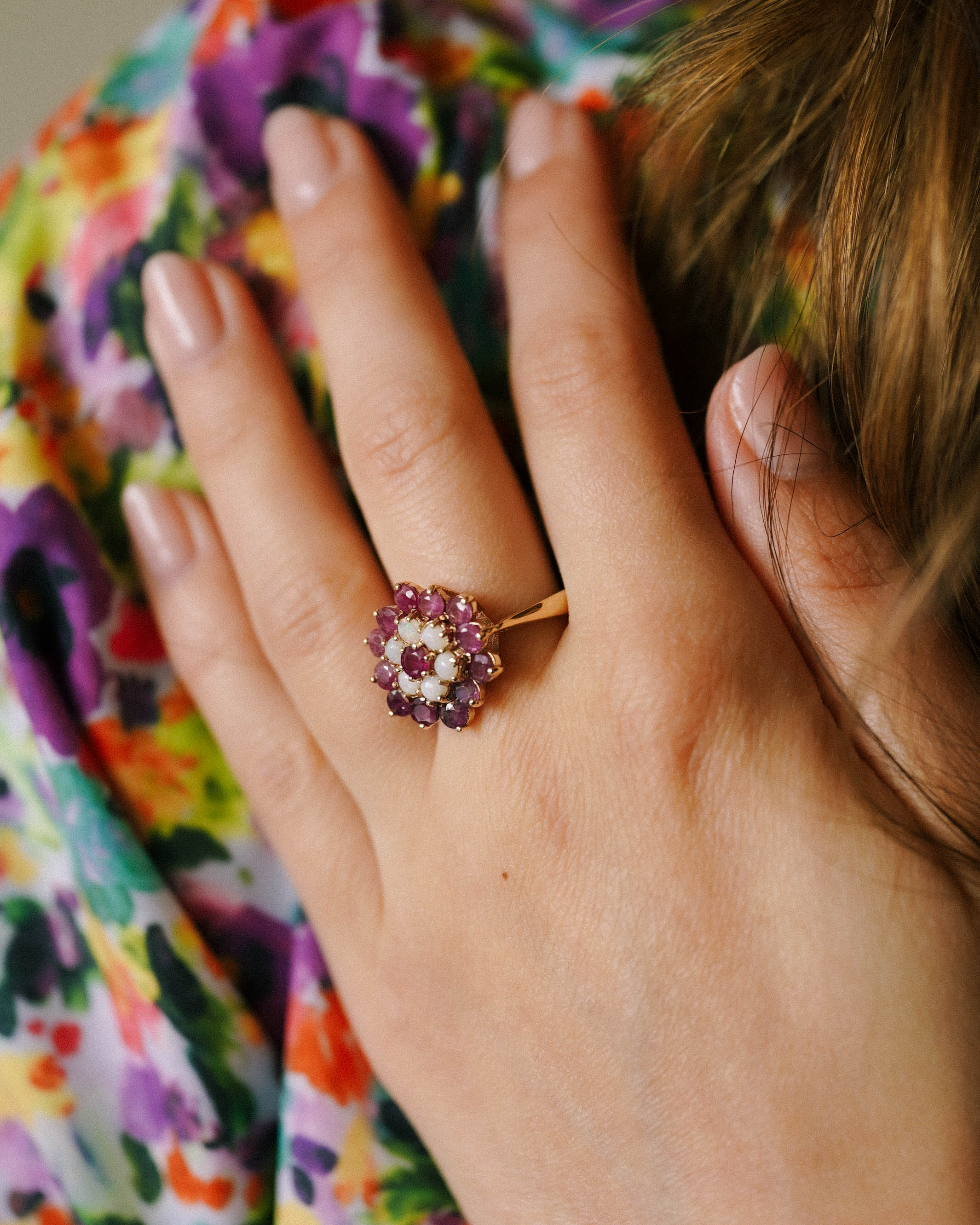 Isla | Vintage Ruby & Opal