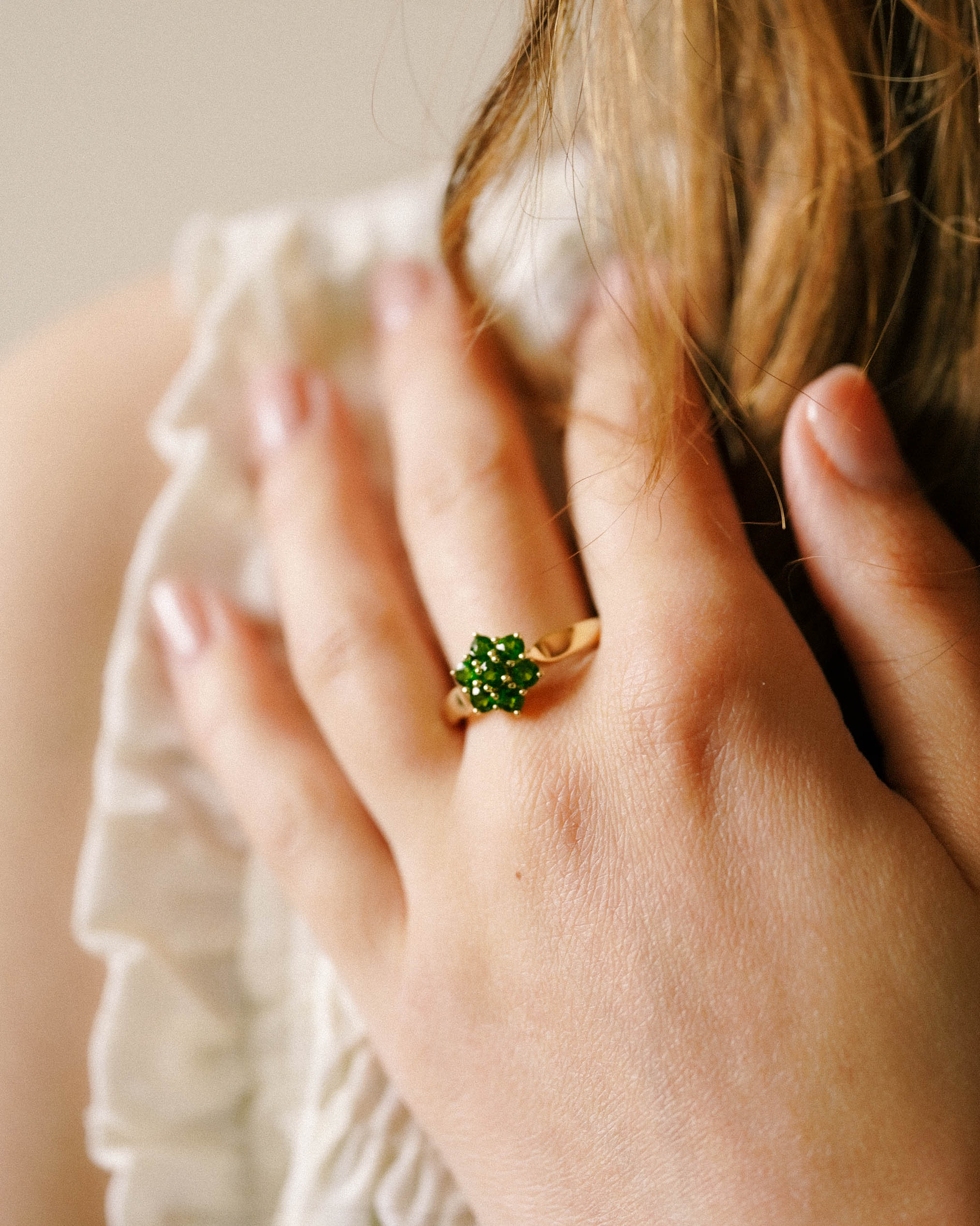 Elara | Vintage Diopsite Cluster