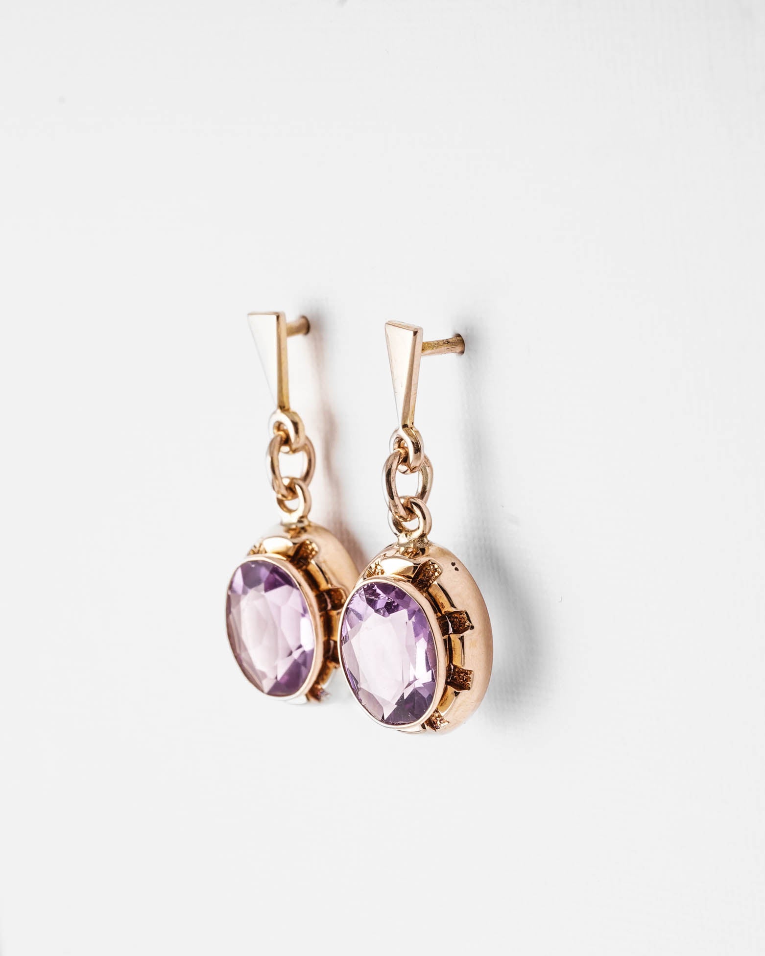 Amélie | Vintage Amethyst Earrings