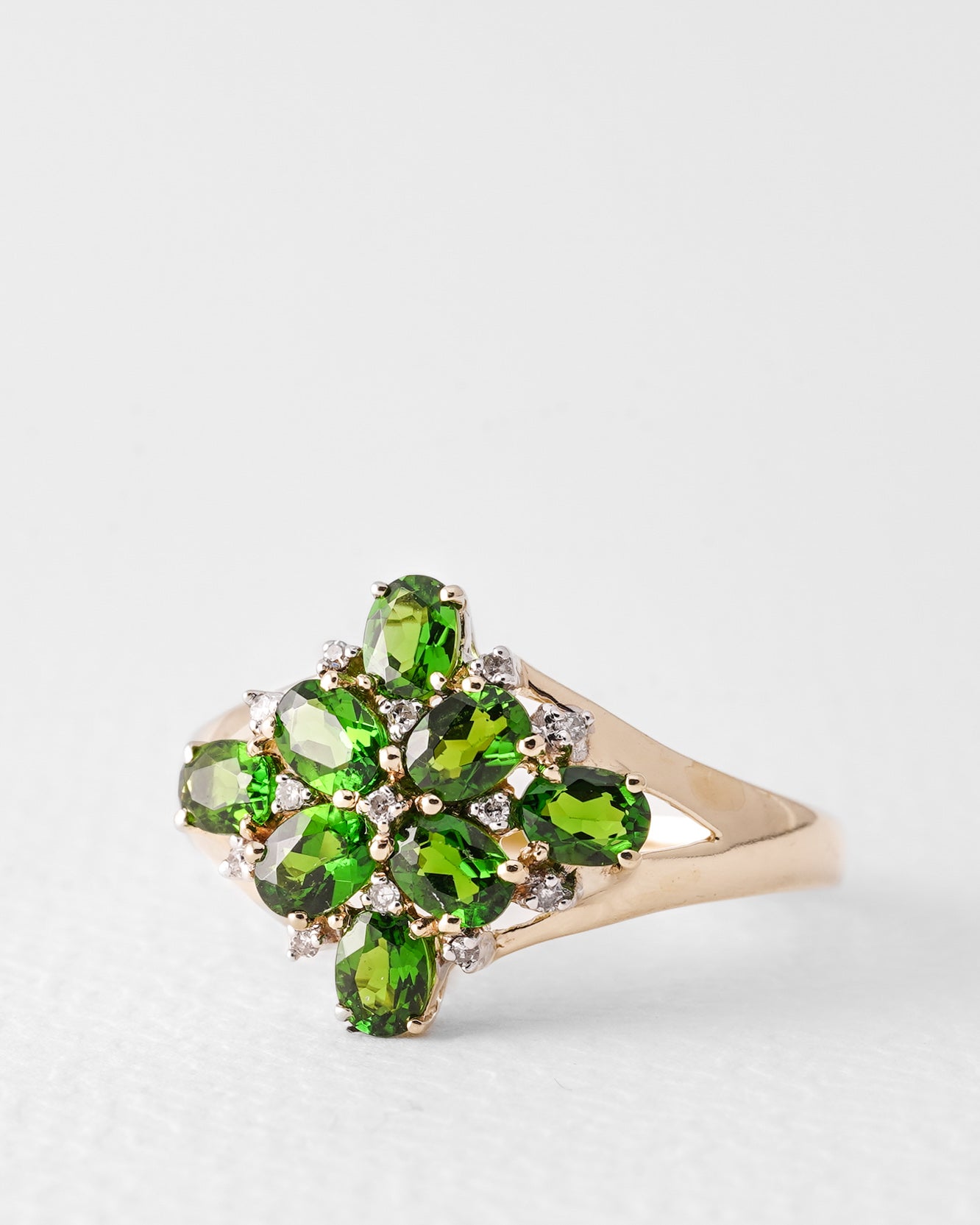 Esmée | Vintage Diopside & Diamond