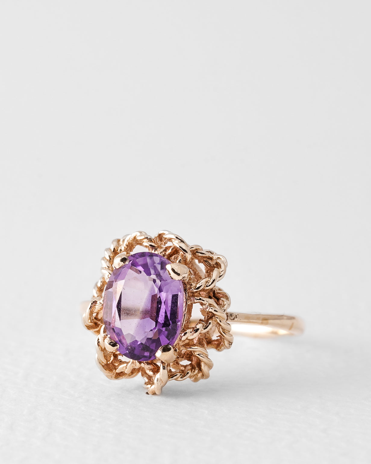 Ysée | Vintage Amethyst Statement Cluster Ring
