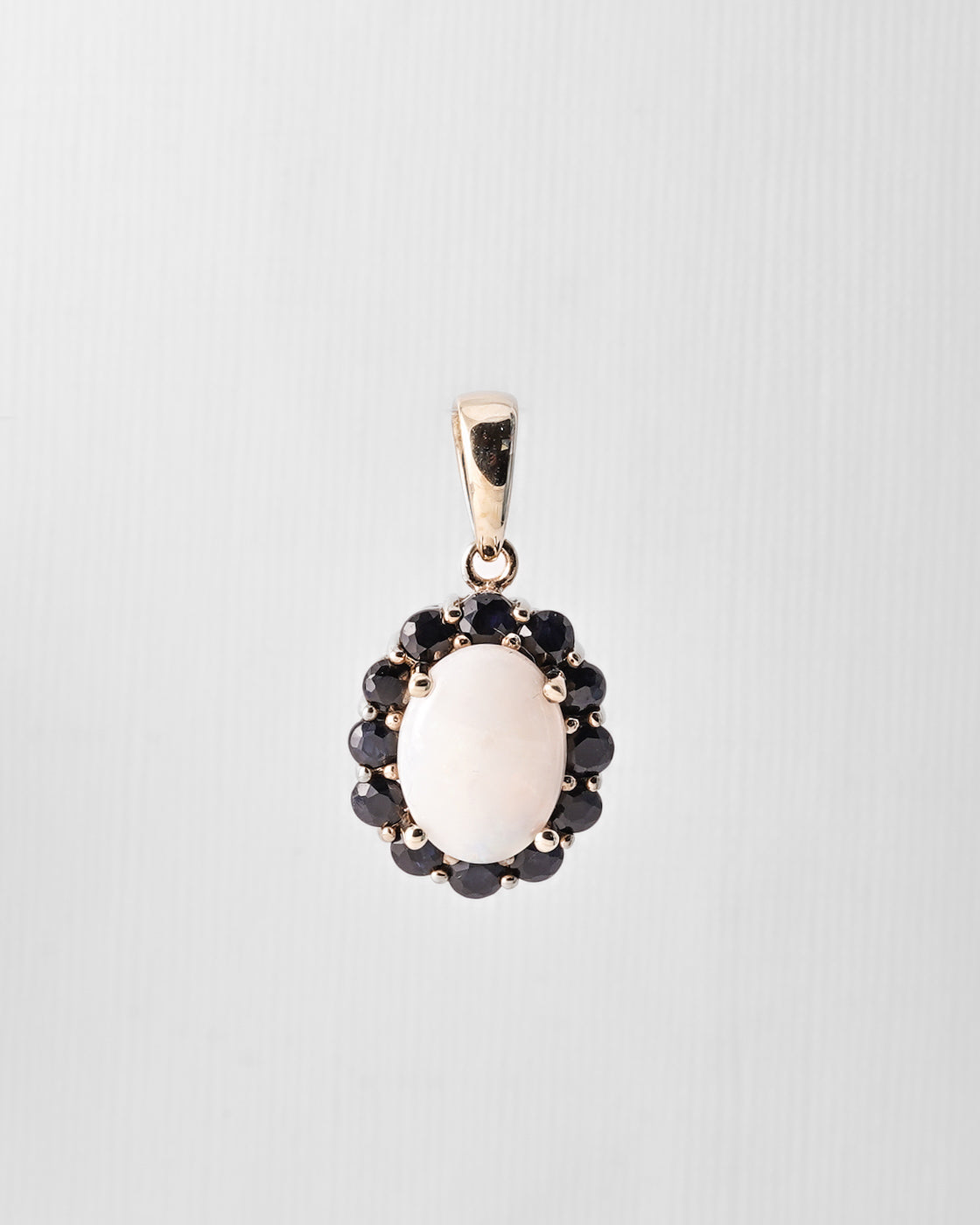 Sara | Vintage Sapphire & Opal Pendant