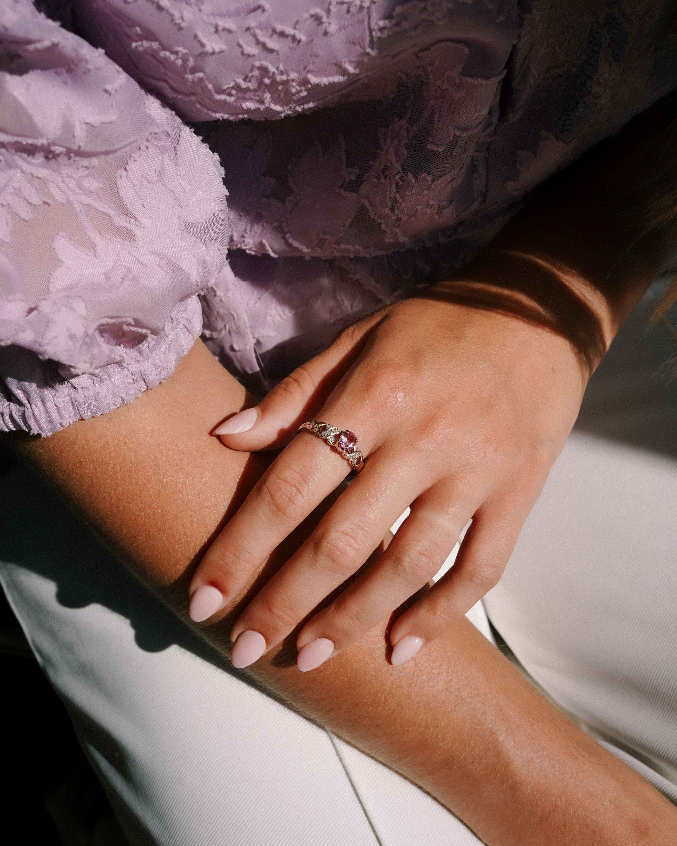 Solène | Vintage Topaz & Diamond Dress