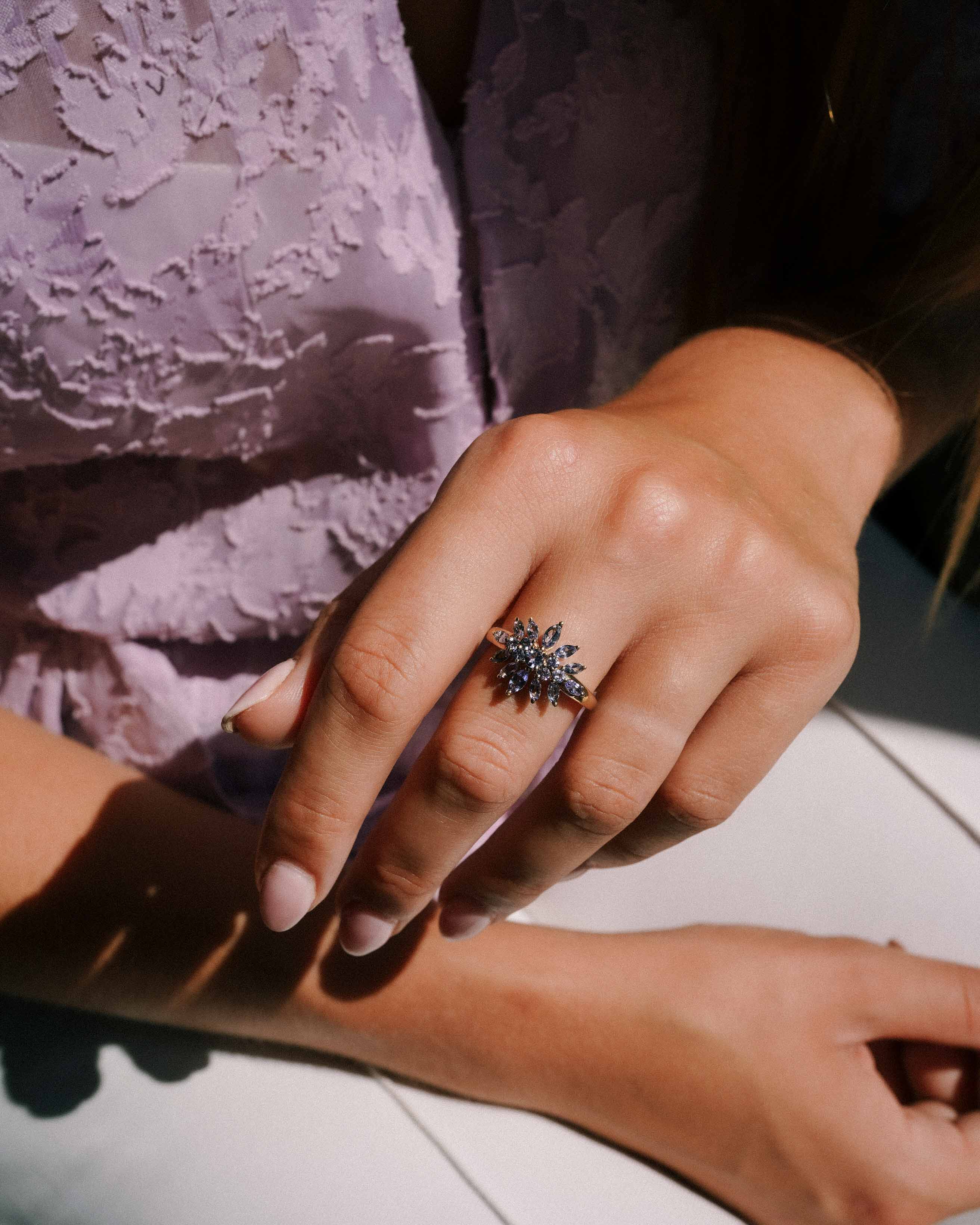 Yara | Vintage Tanzanite Cluster