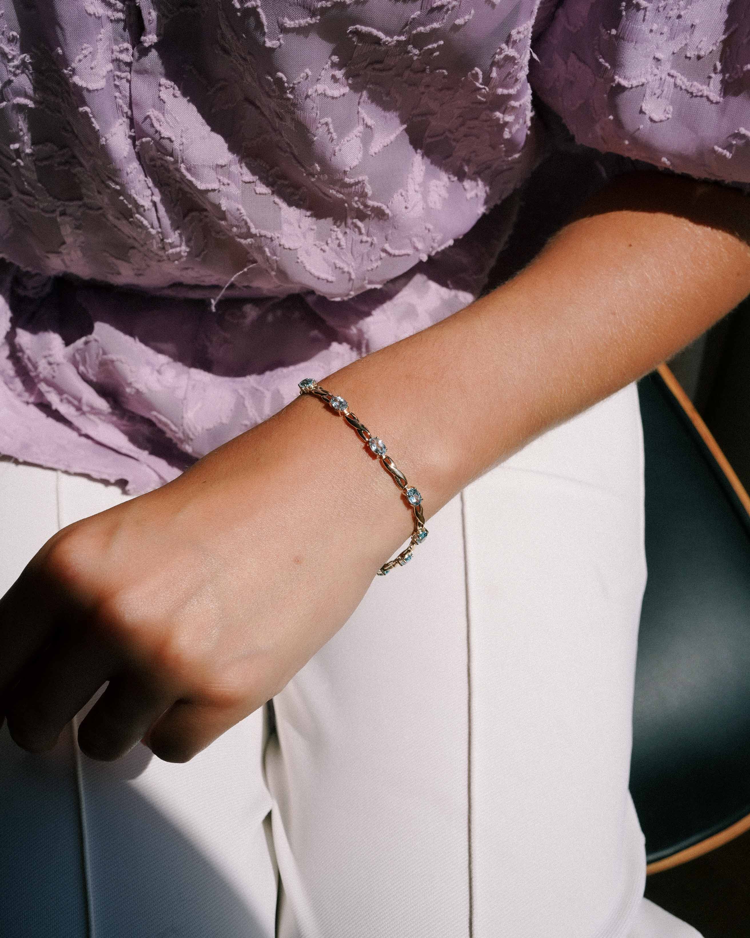 Maeve | Vintage Topaz Bracelet