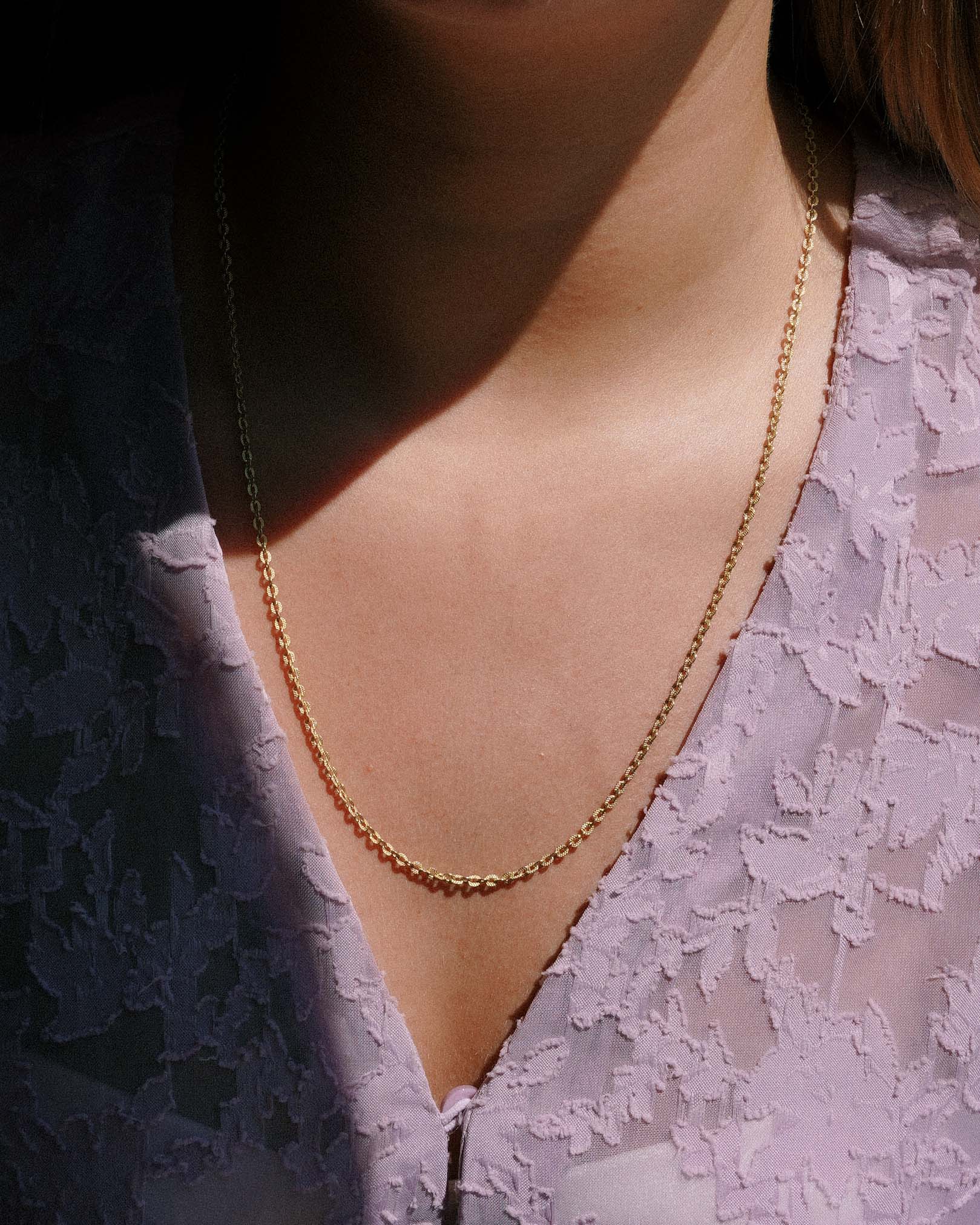 Zafira | Vintage 9k Schakel Ketting