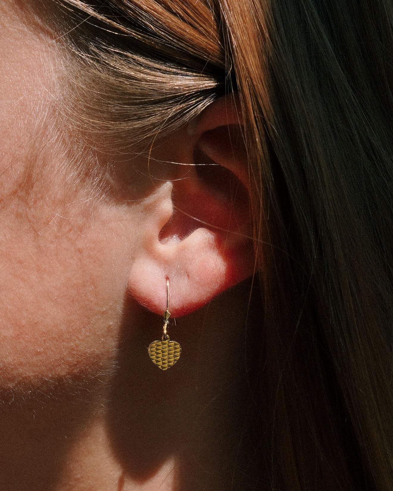 Harriet | Vintage Heart Earrings