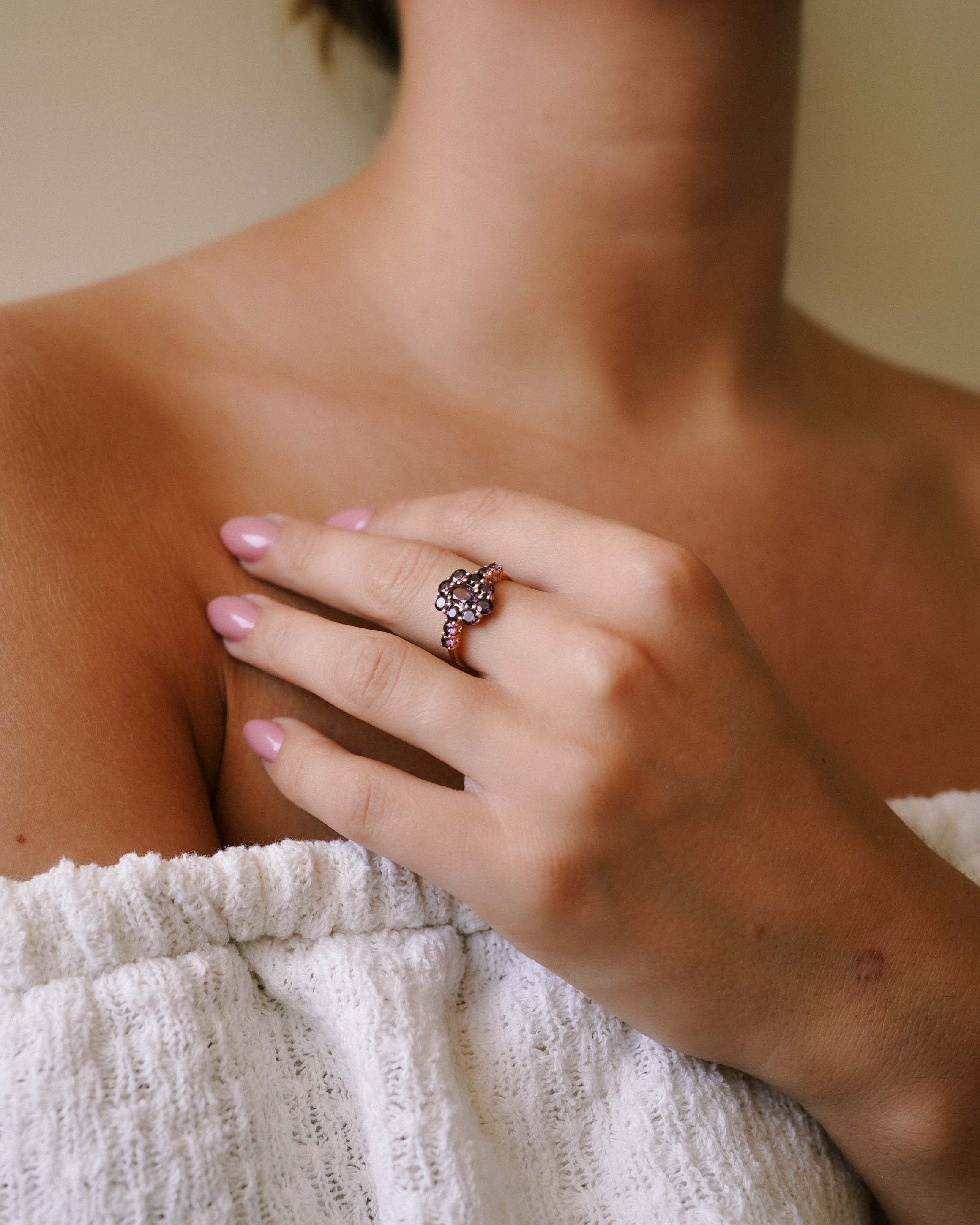 Nala | Vintage Spinel Cluster Ring