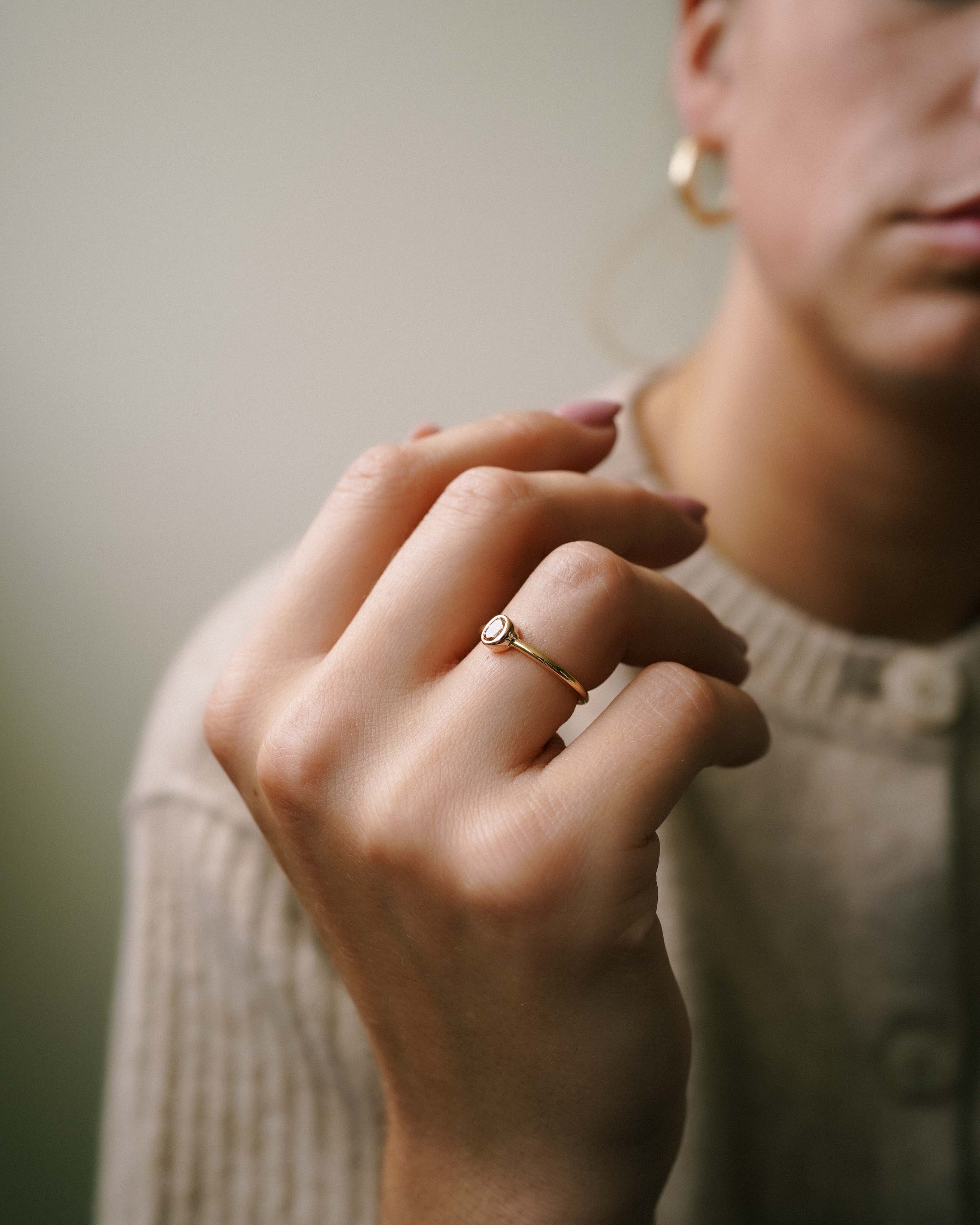 Cathaline | 14K Yellow Gold Cognac Brilliant (0.3ct) Ring