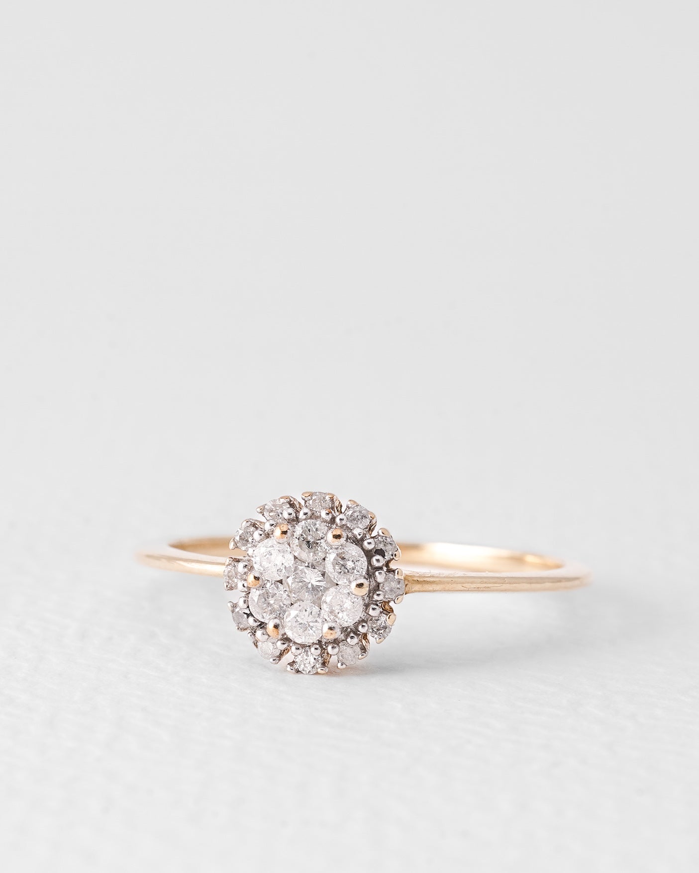 Emma | Vintage Diamond Cluster Ring